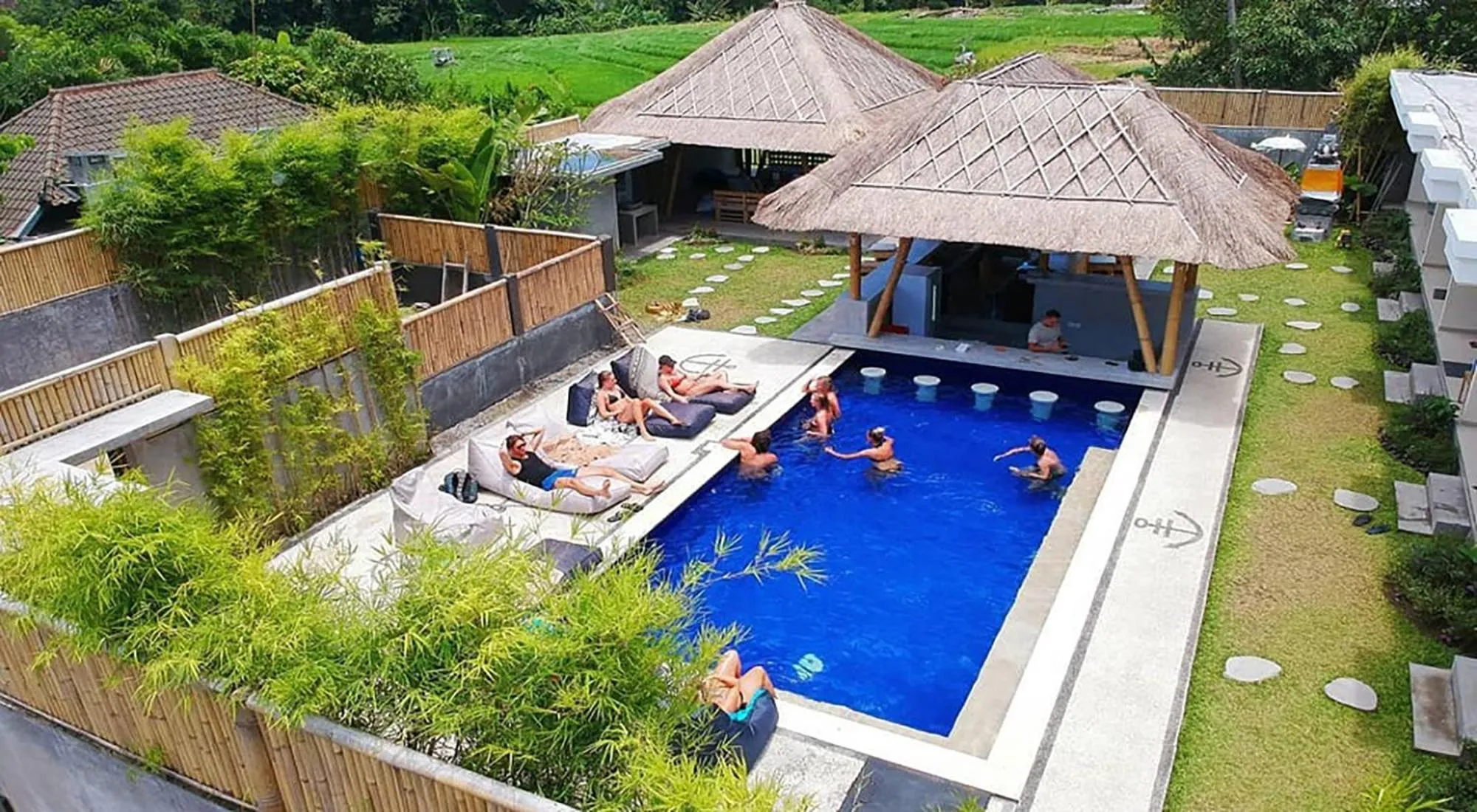 Property building in Castaway Hostel