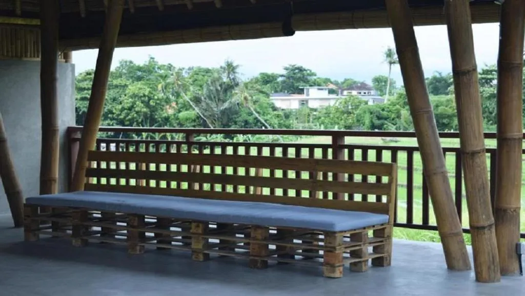 Garden view in Castaway Hostel