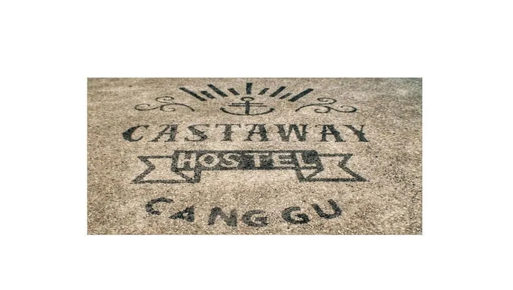 Decorative detail in Castaway Hostel