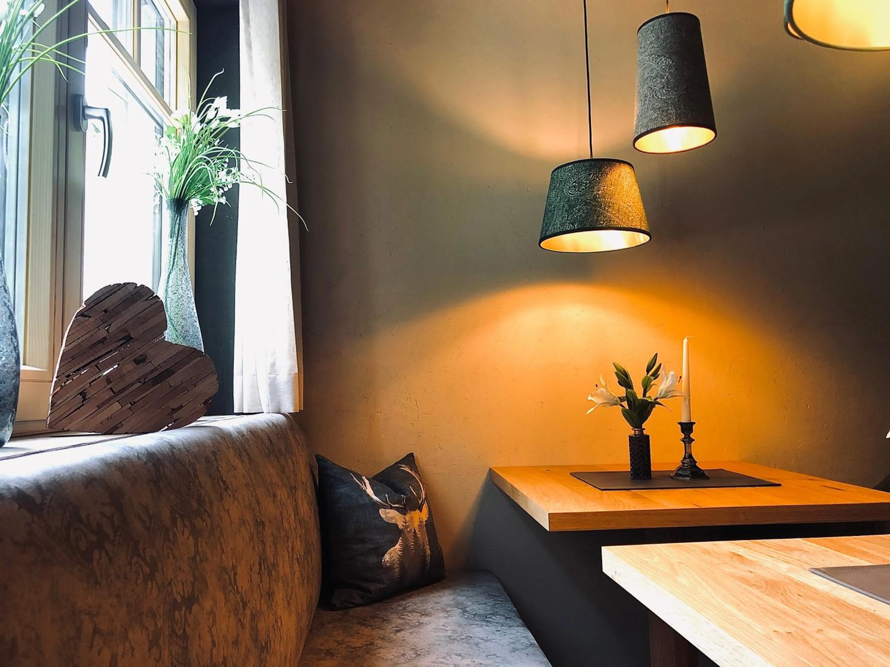 Seating area in Hotel Alte Post