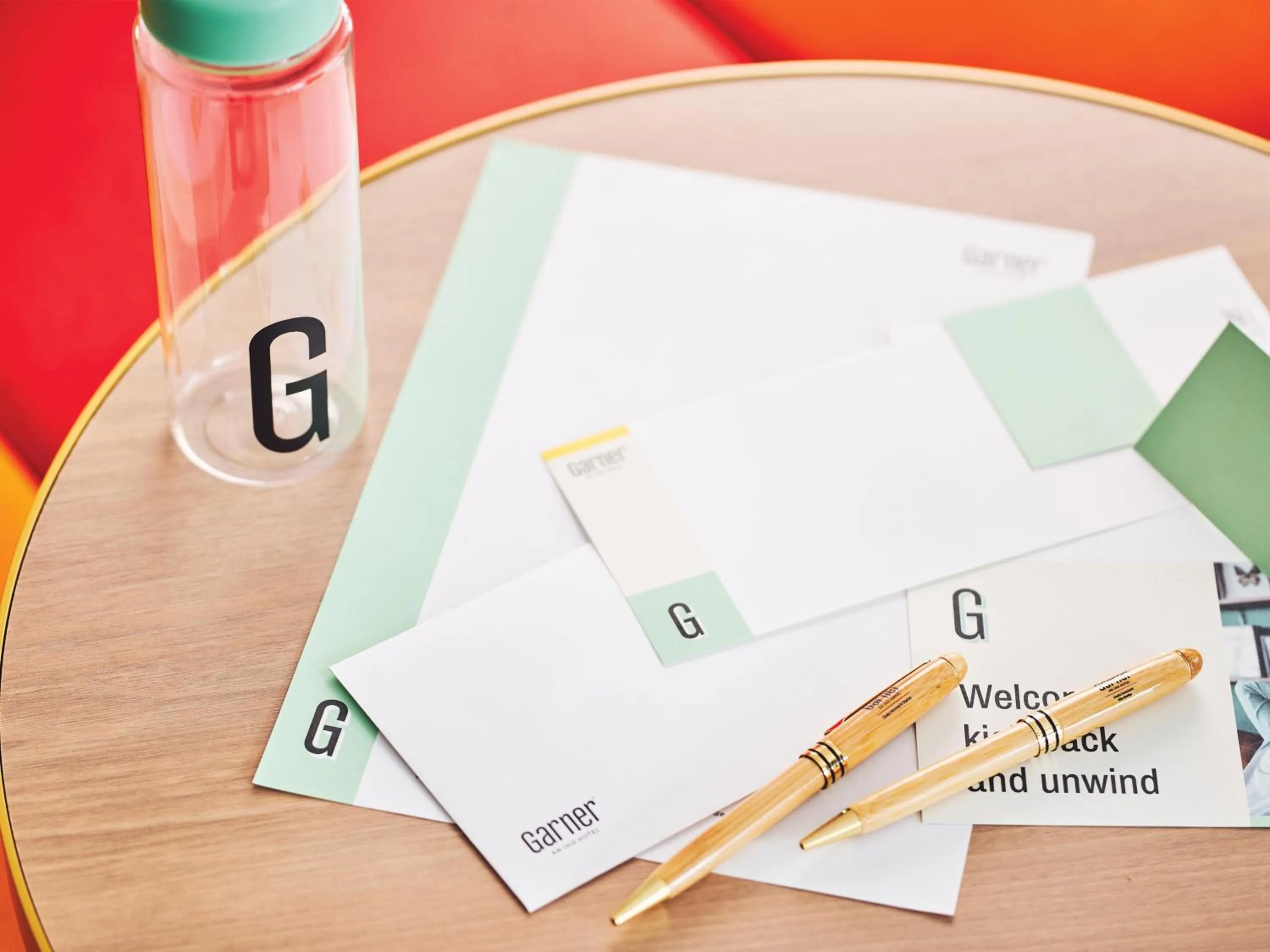 Seating area in Garner Hotel Osaka Honmachi Midosuji by IHG