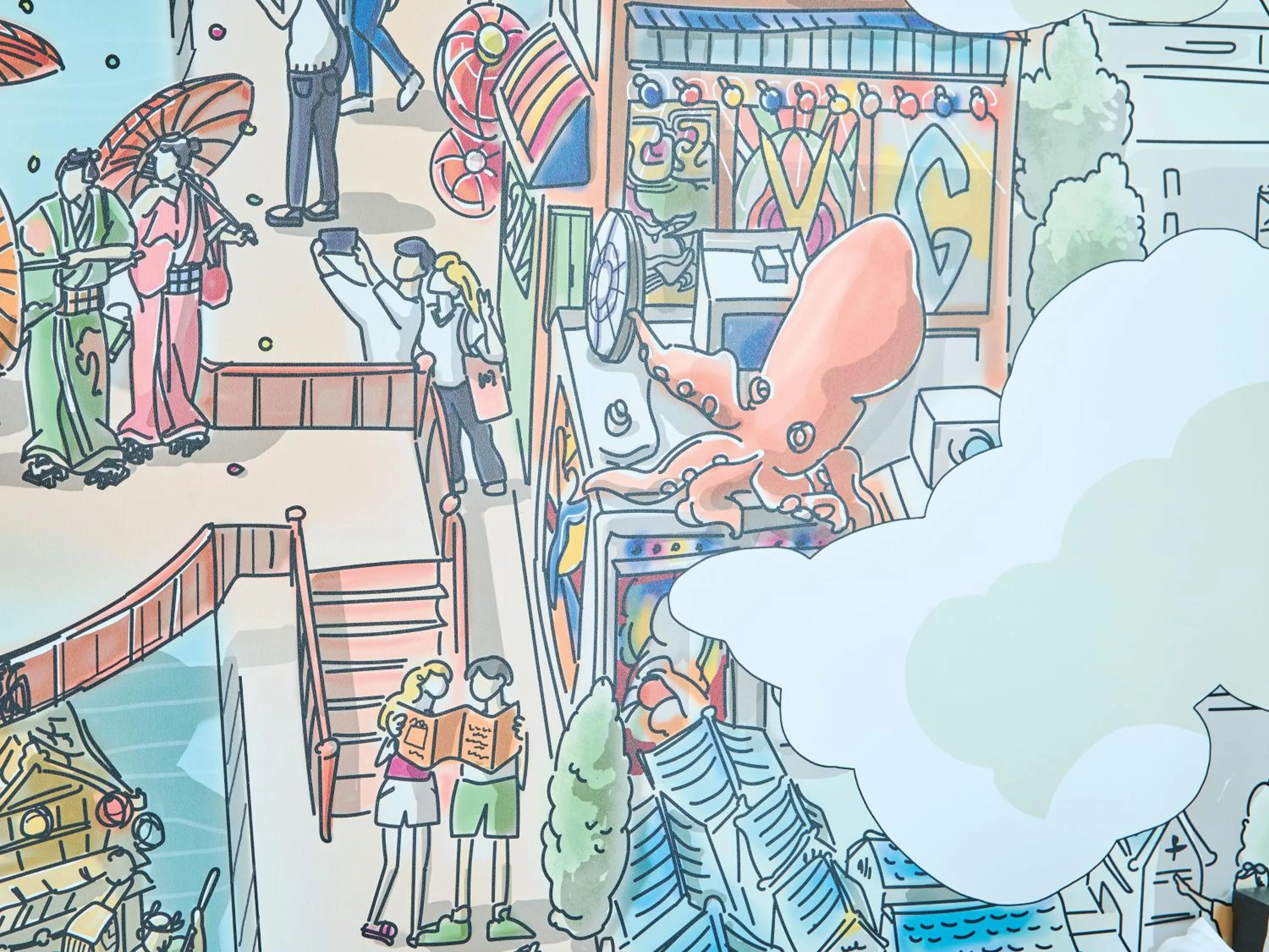 Decorative detail in Garner Hotel Osaka Honmachi Midosuji by IHG