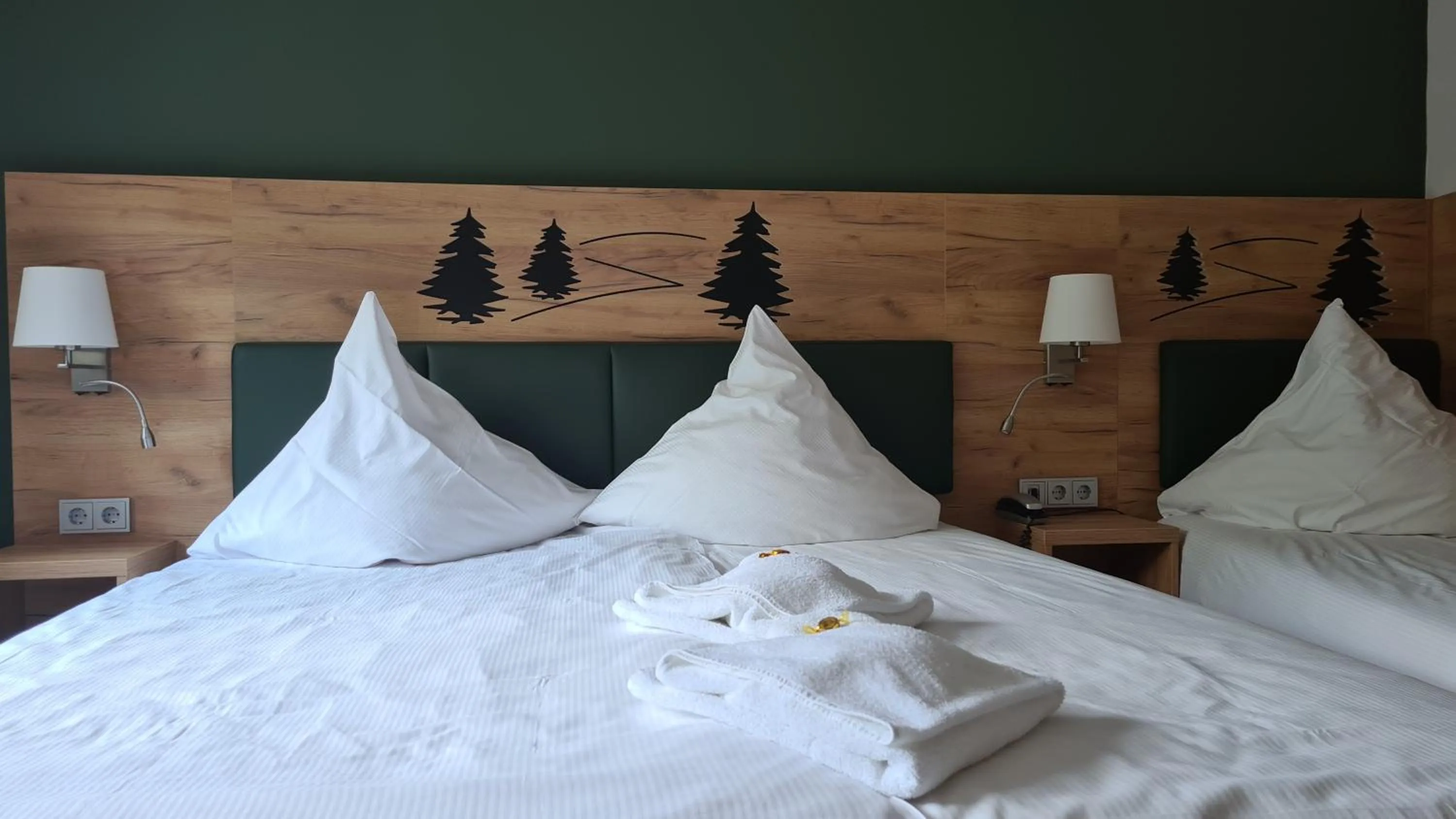 Bed in Hotel Am Wald B&B