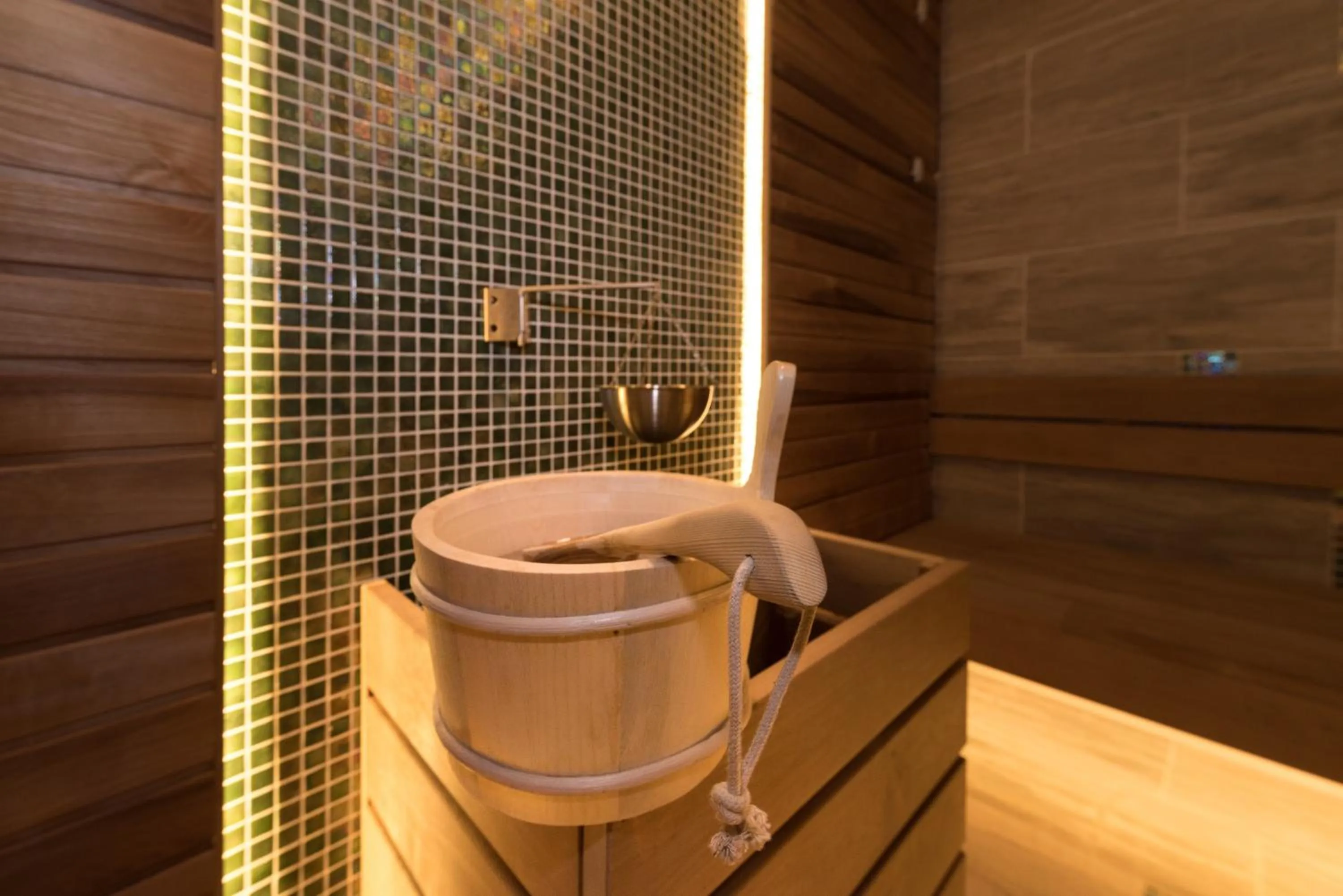 Sauna in Lion Bansko Hotel