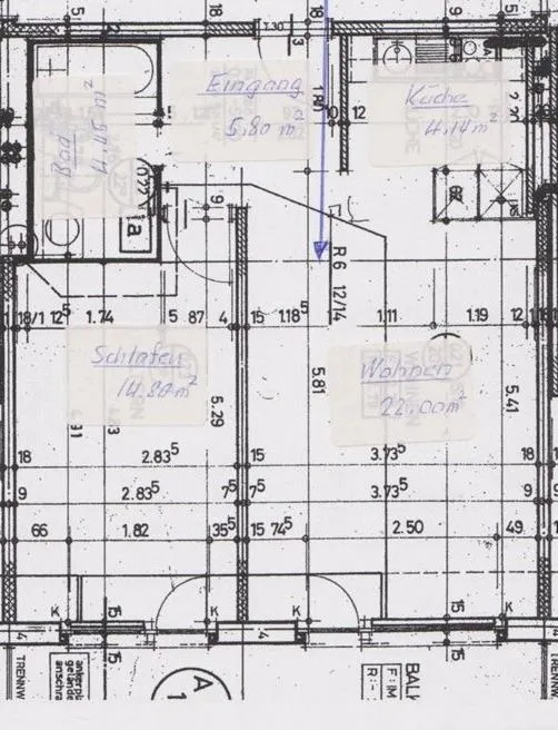Floor plan in Disentiserhof