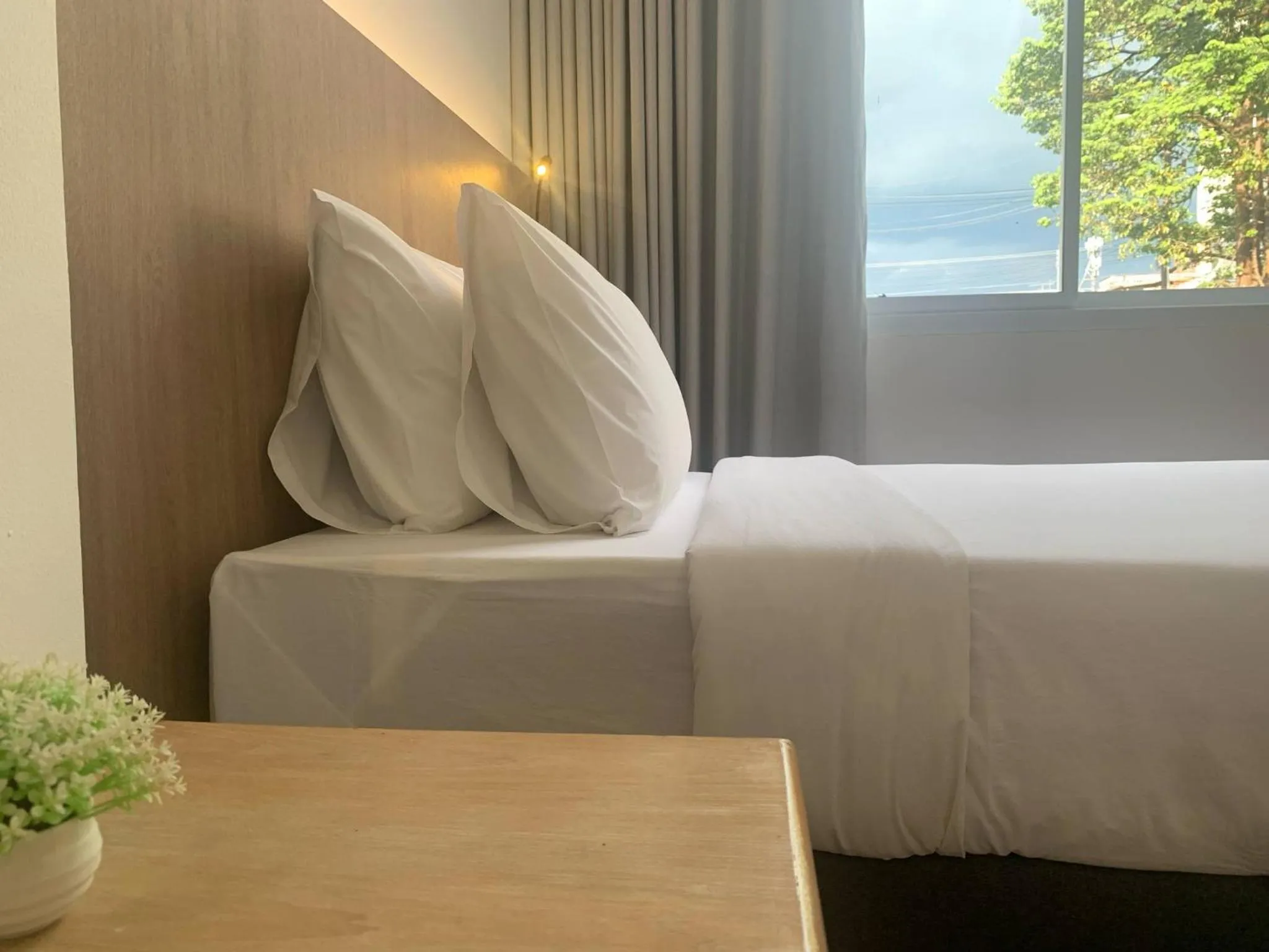 Bed in S2S Queen Trang Hotel