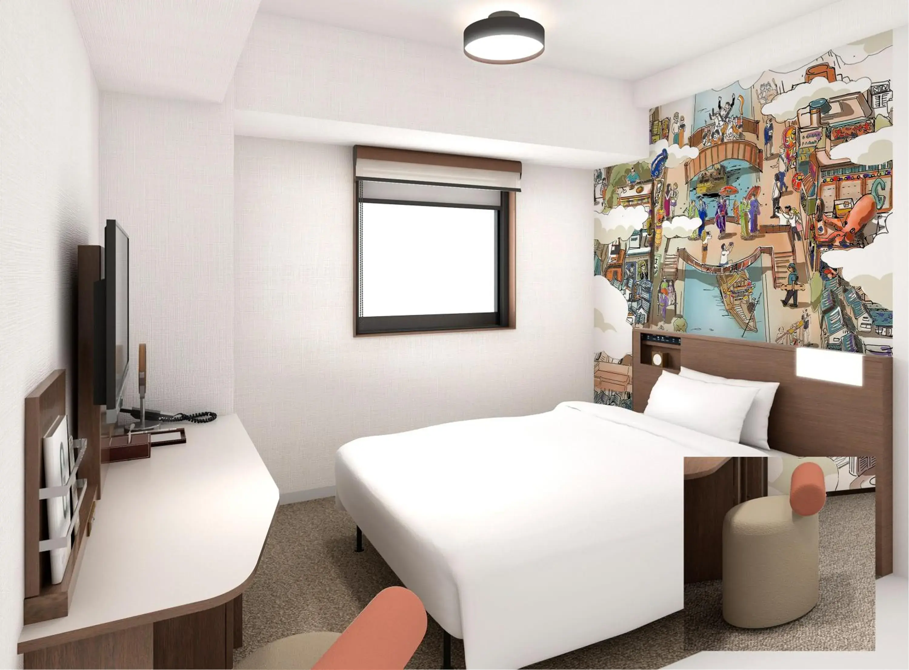 Bedroom in Garner Hotel Osaka Honmachi Kita Semba by IHG Bedroom in Garner Hotel Osaka Honmachi Kita Semba by IHG