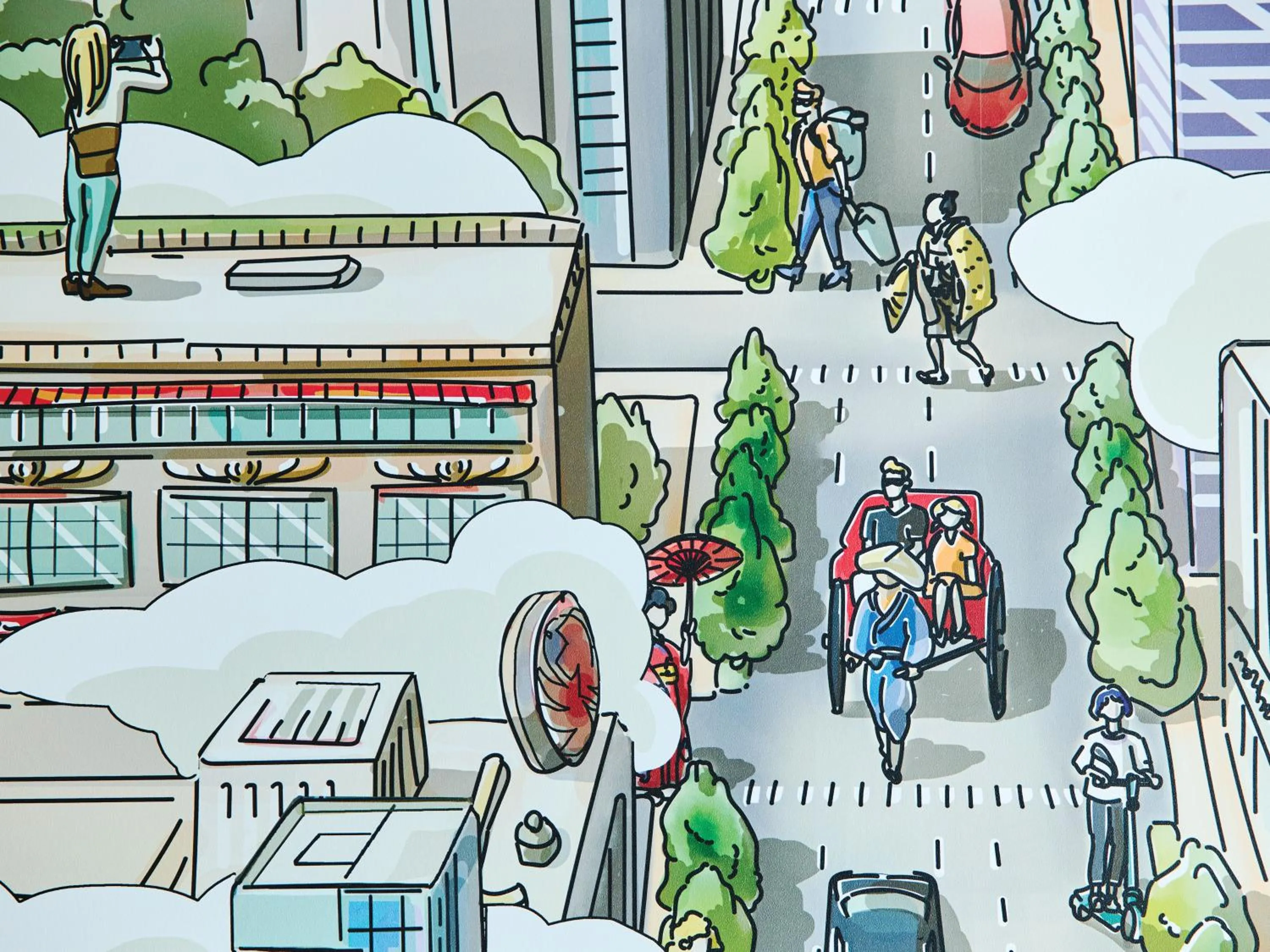 Decorative detail in Garner Hotel Osaka Honmachi Kita Semba by IHG