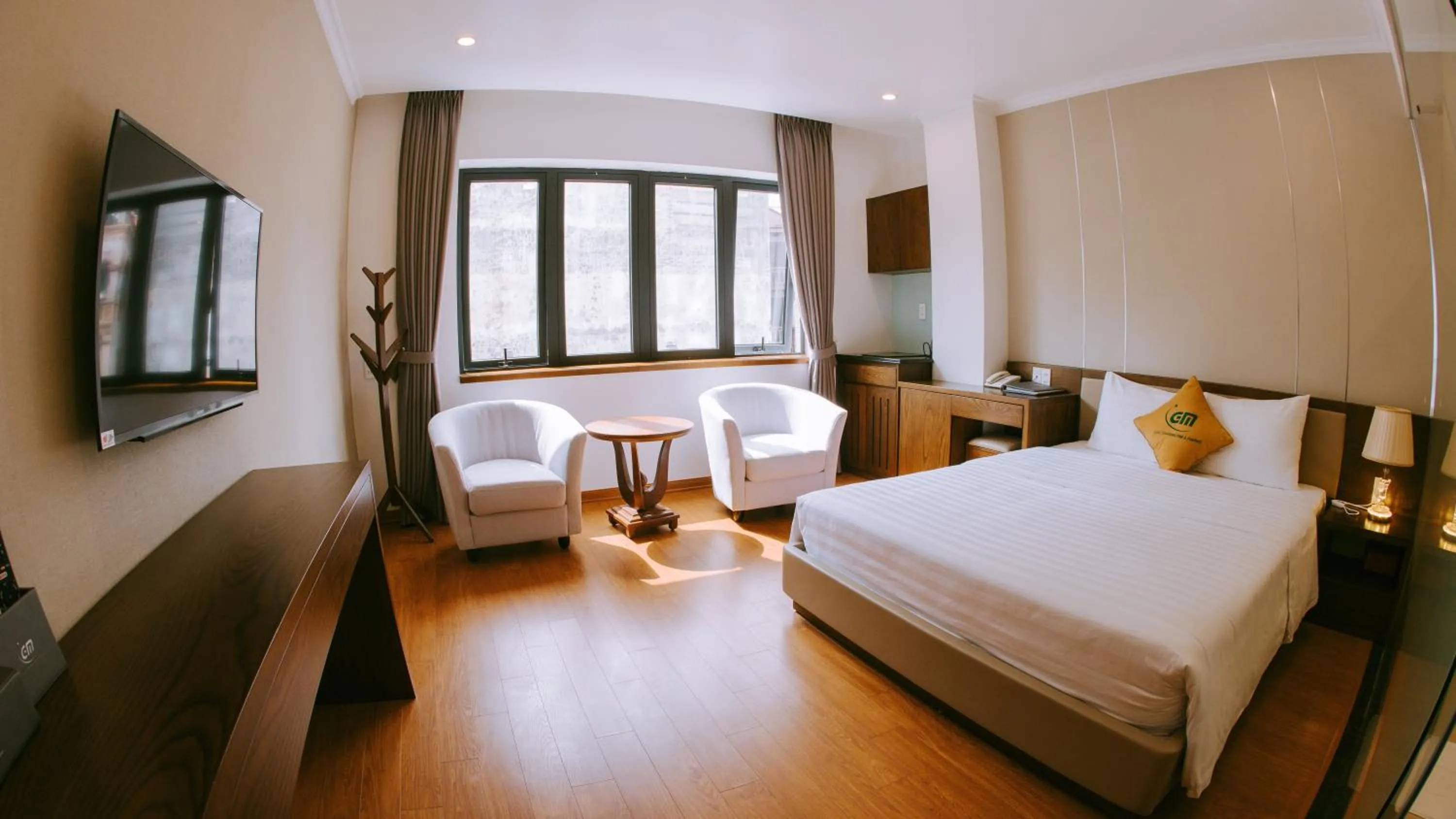 Photo of the whole room, Bed in GM Hotel and Apartment