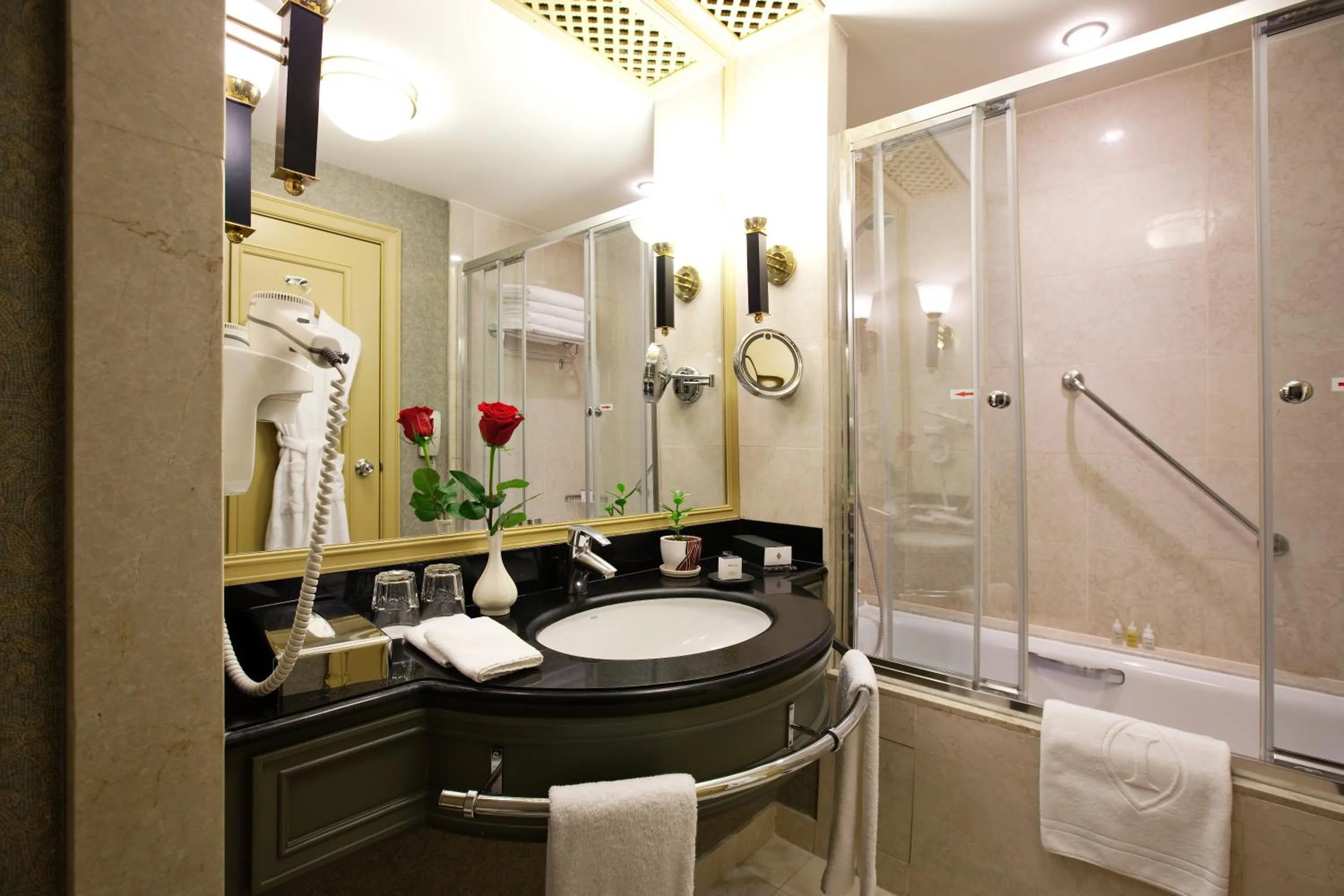 Bathroom in InterContinental Almaty by IHG