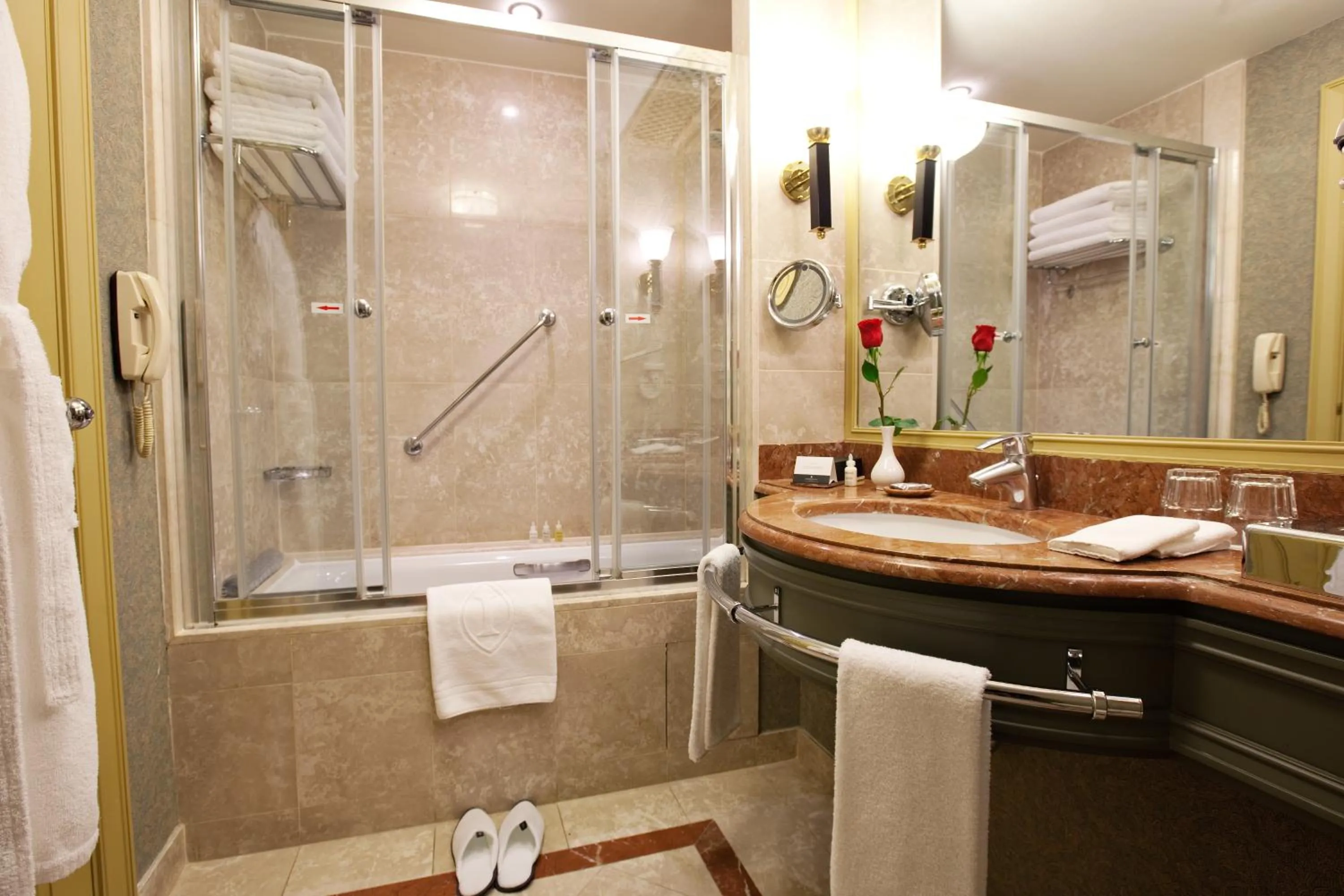 Bathroom in InterContinental Almaty by IHG
