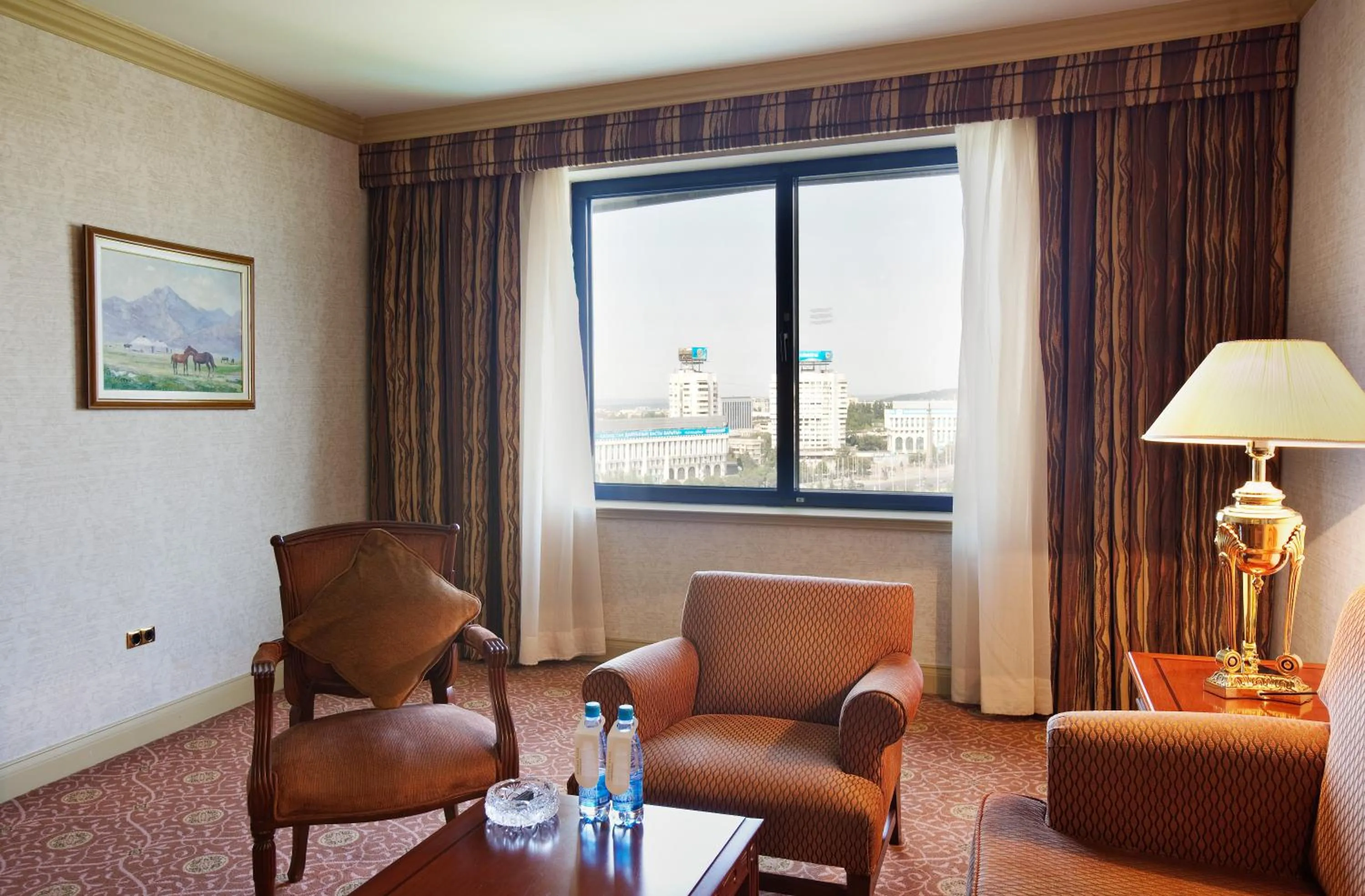 Seating area in InterContinental Almaty by IHG