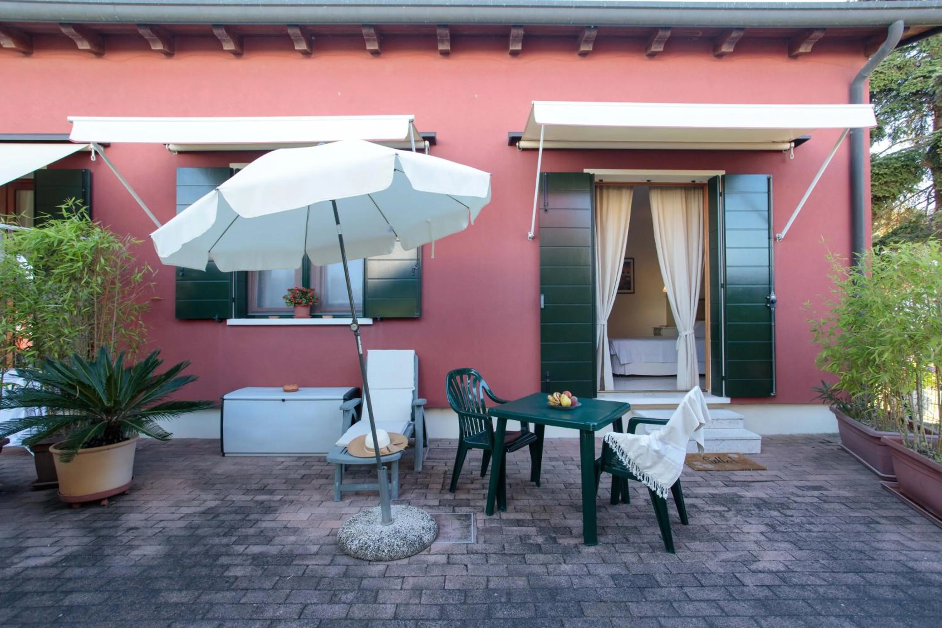 Patio in B&B A Casa di Marta