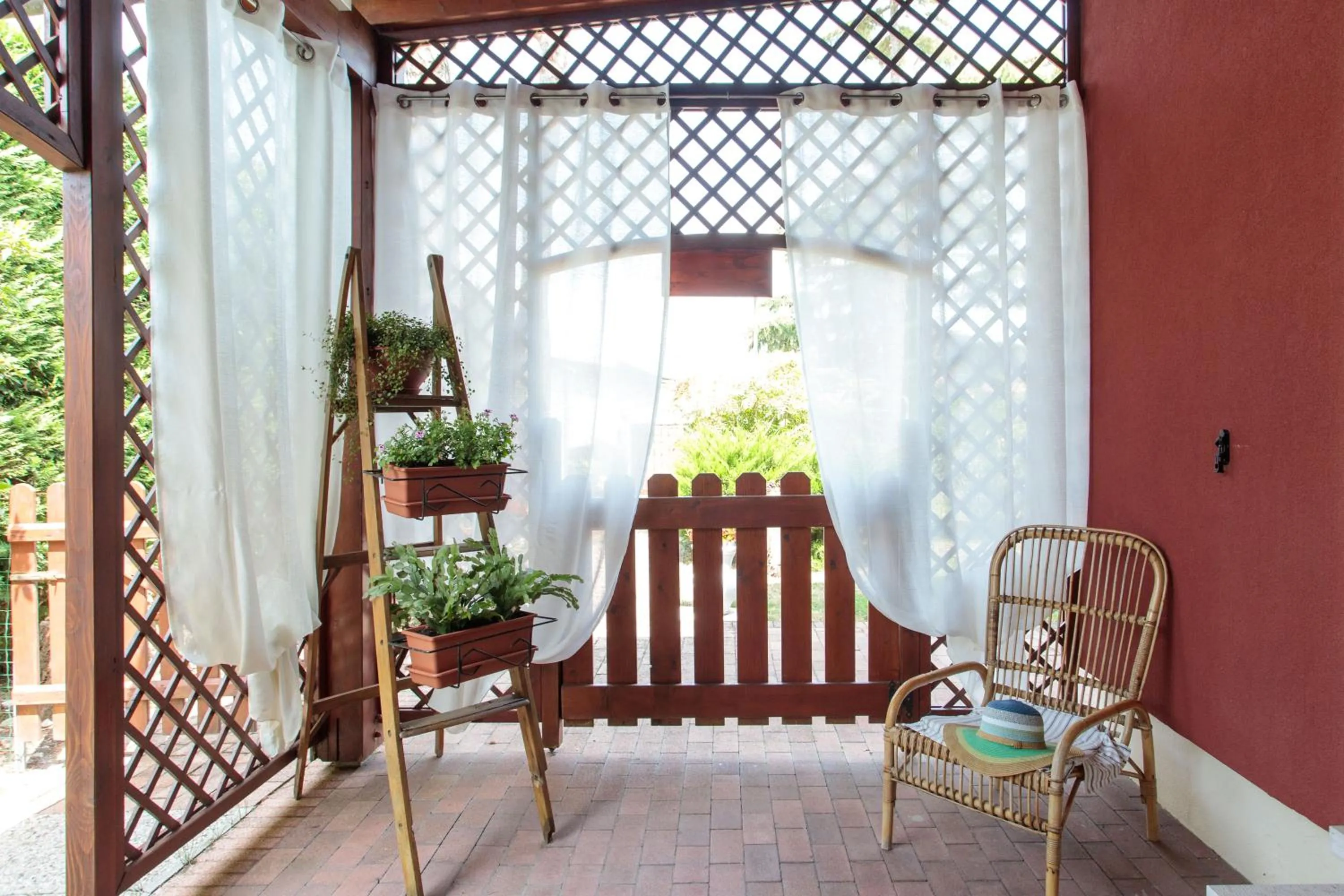 Patio in B&B A Casa di Marta