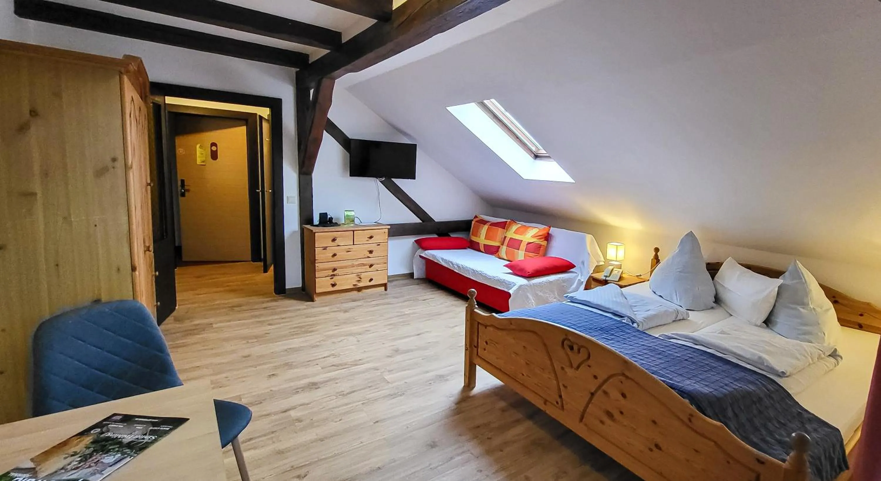 Photo of the whole room, Bed in Spreewaldhotel Garni Raddusch