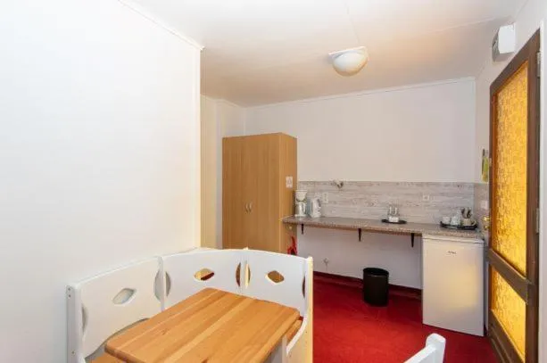 Kitchen or kitchenette in Spreewaldhotel Garni Raddusch