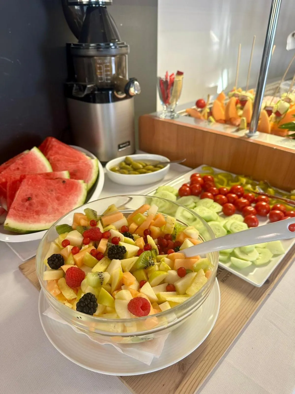 Continental breakfast in Athos Hotel