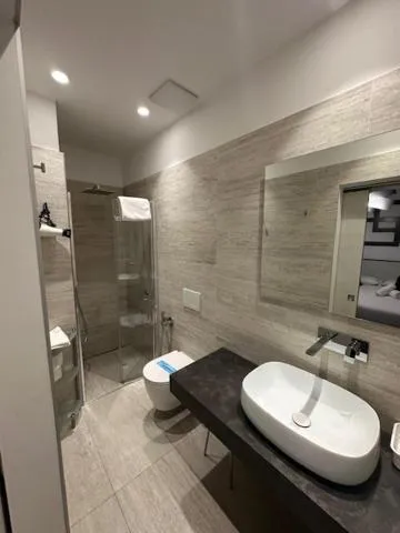 Shower in Athos Hotel