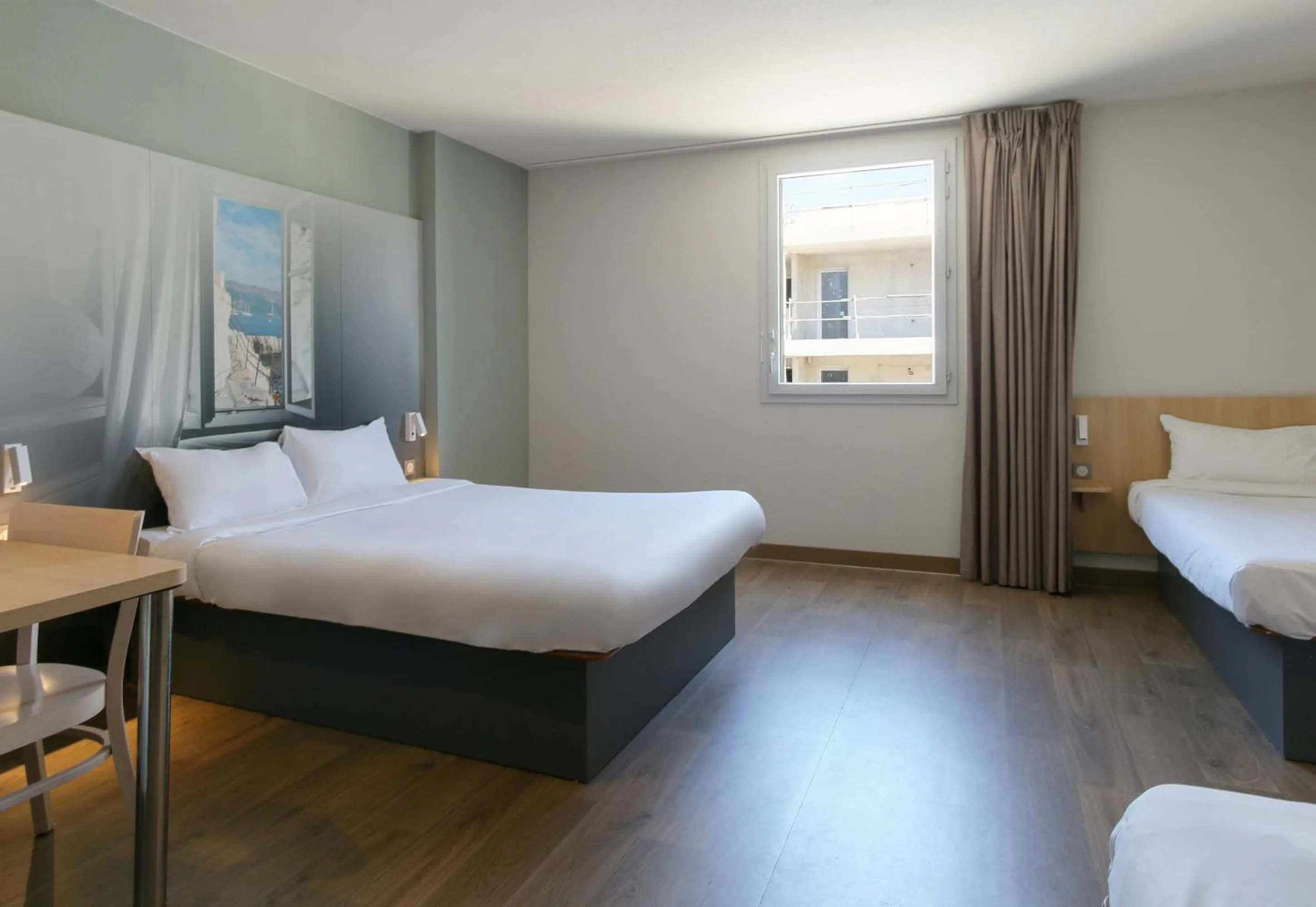 Bedroom, Bed in B&B HOTEL Marseille La Valentine St Menet