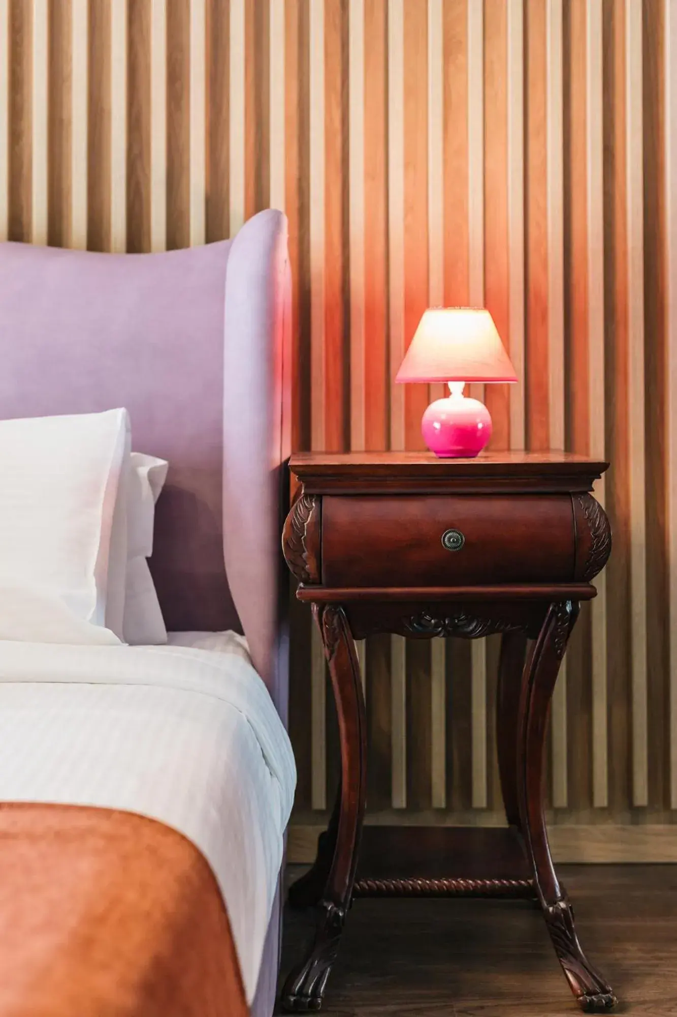 Decorative detail, Bed in Ladadika Design, Philian Hotels and Resorts Decorative detail, Bed in Ladadika Design, Philian Hotels and Resorts