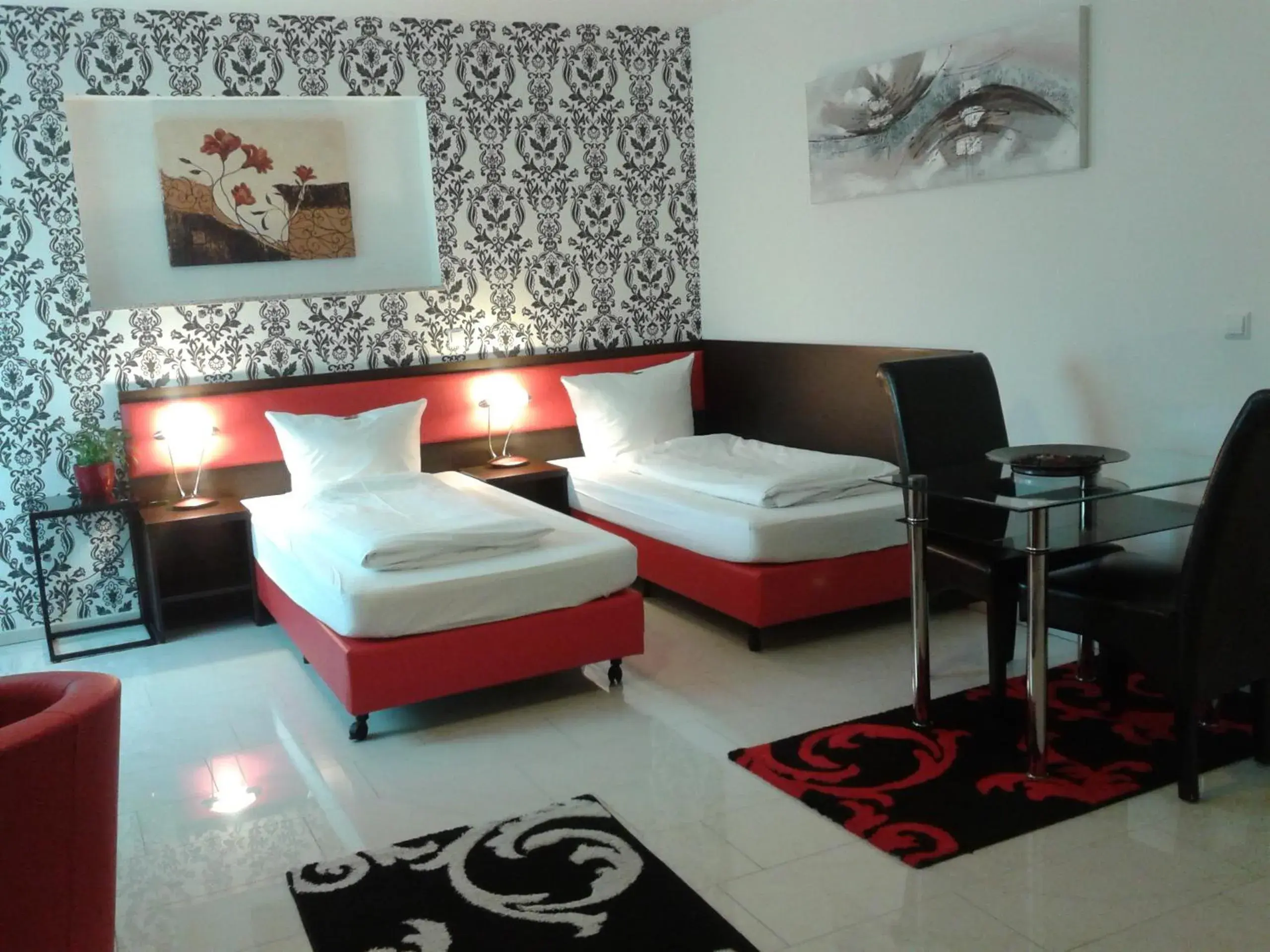 Triple Room in Cityhotel Ahlen Garni Triple Room in Cityhotel Ahlen Garni