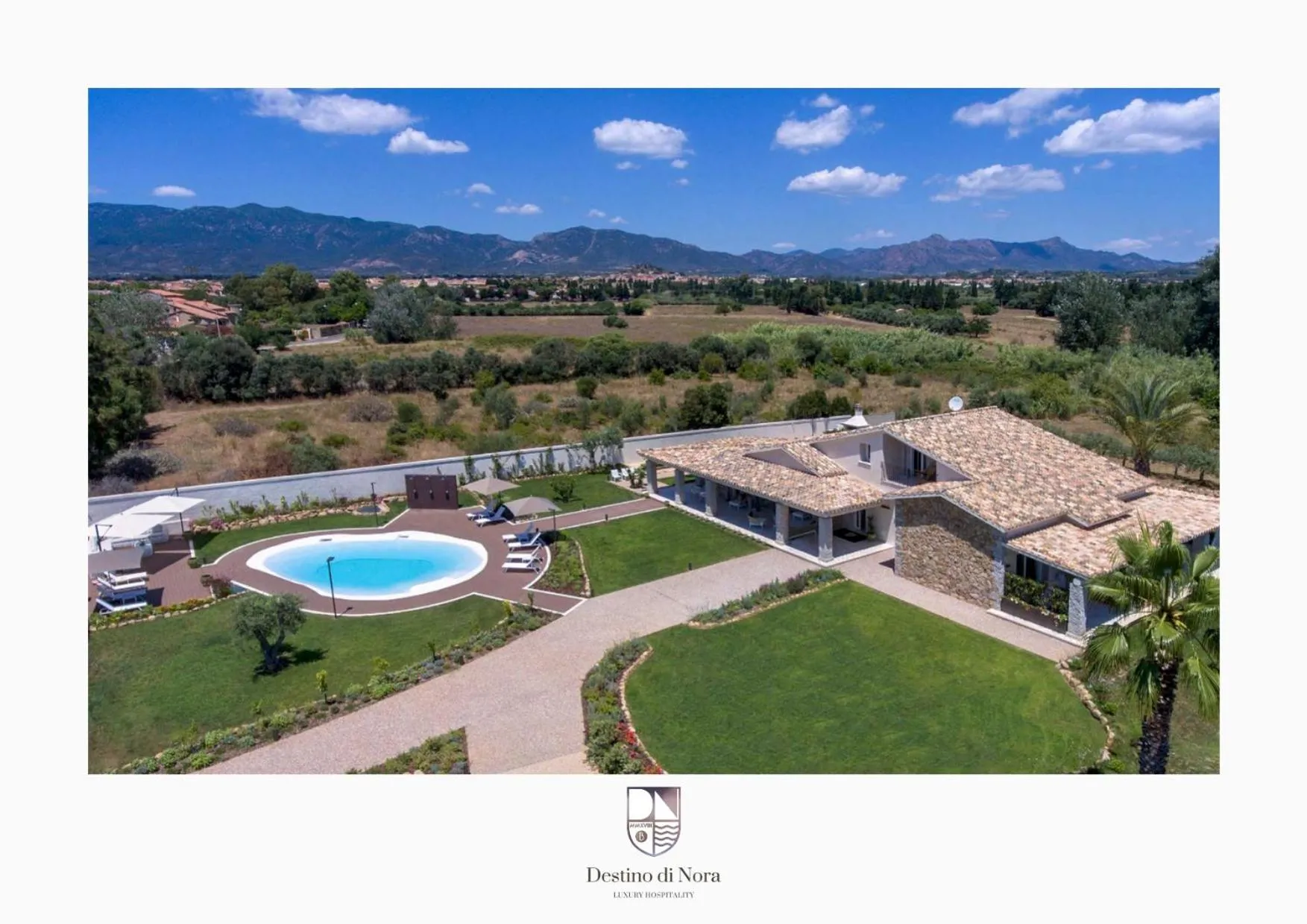 Bird's eye view in Destino di Nora