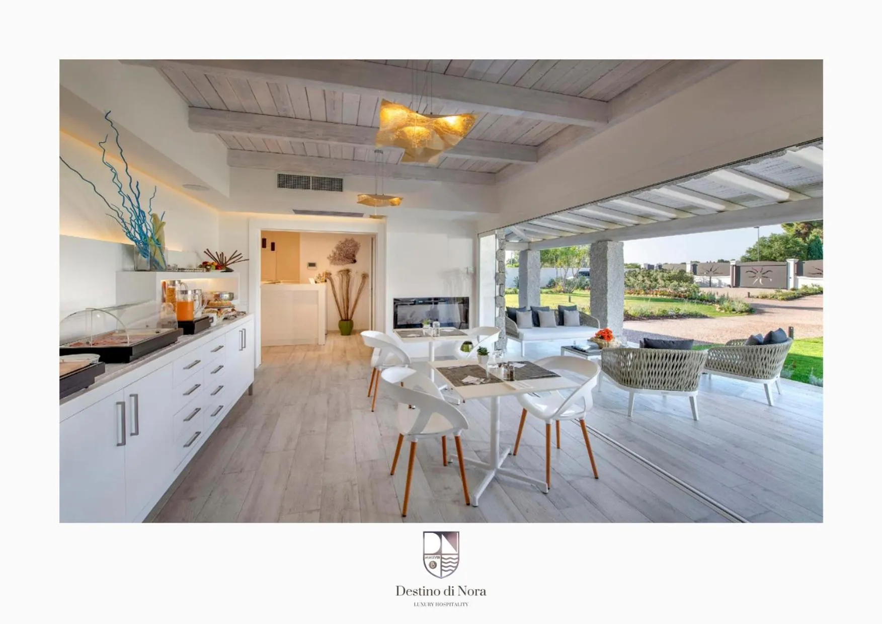 Seating area in Destino di Nora