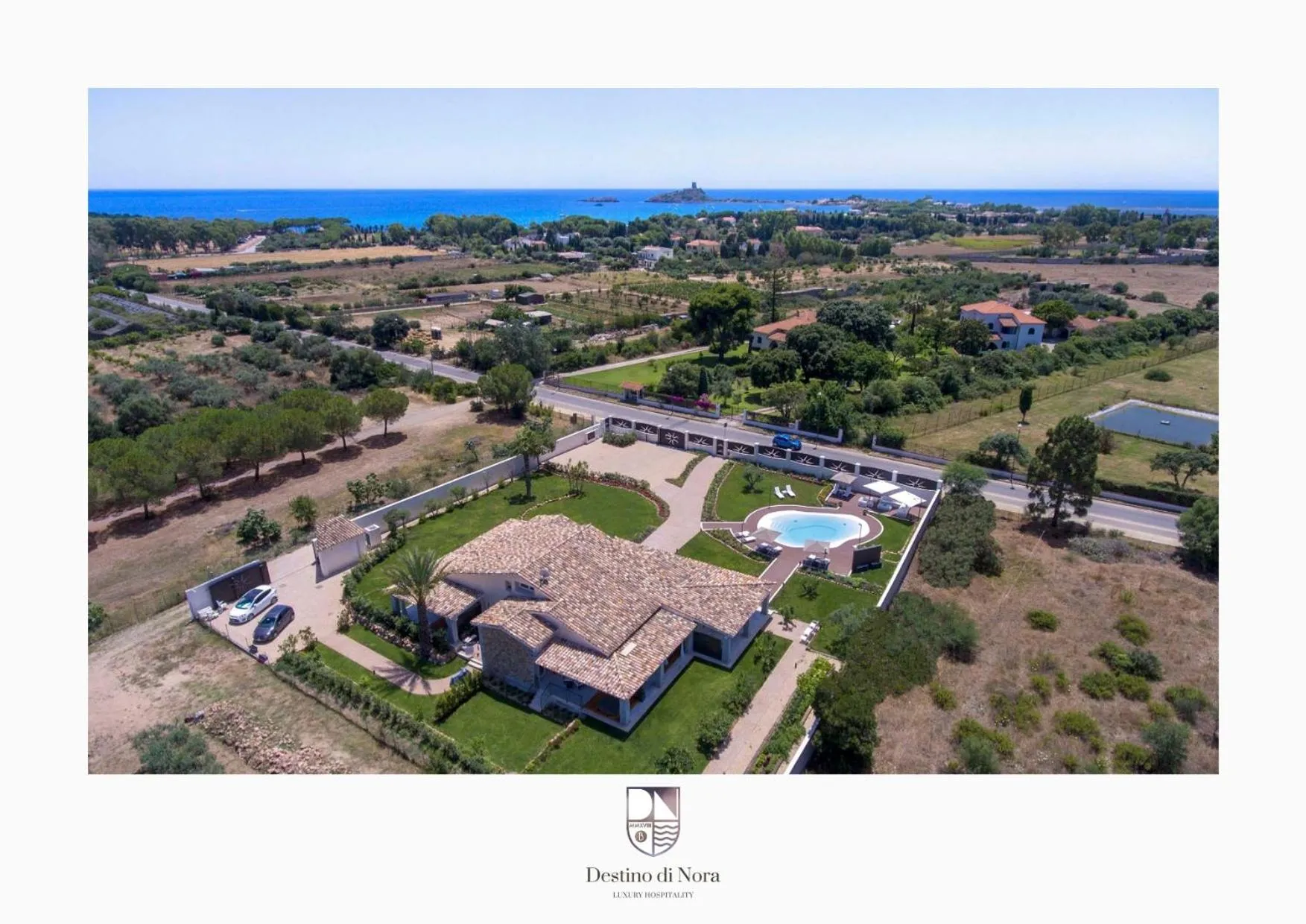 Bird's eye view in Destino di Nora