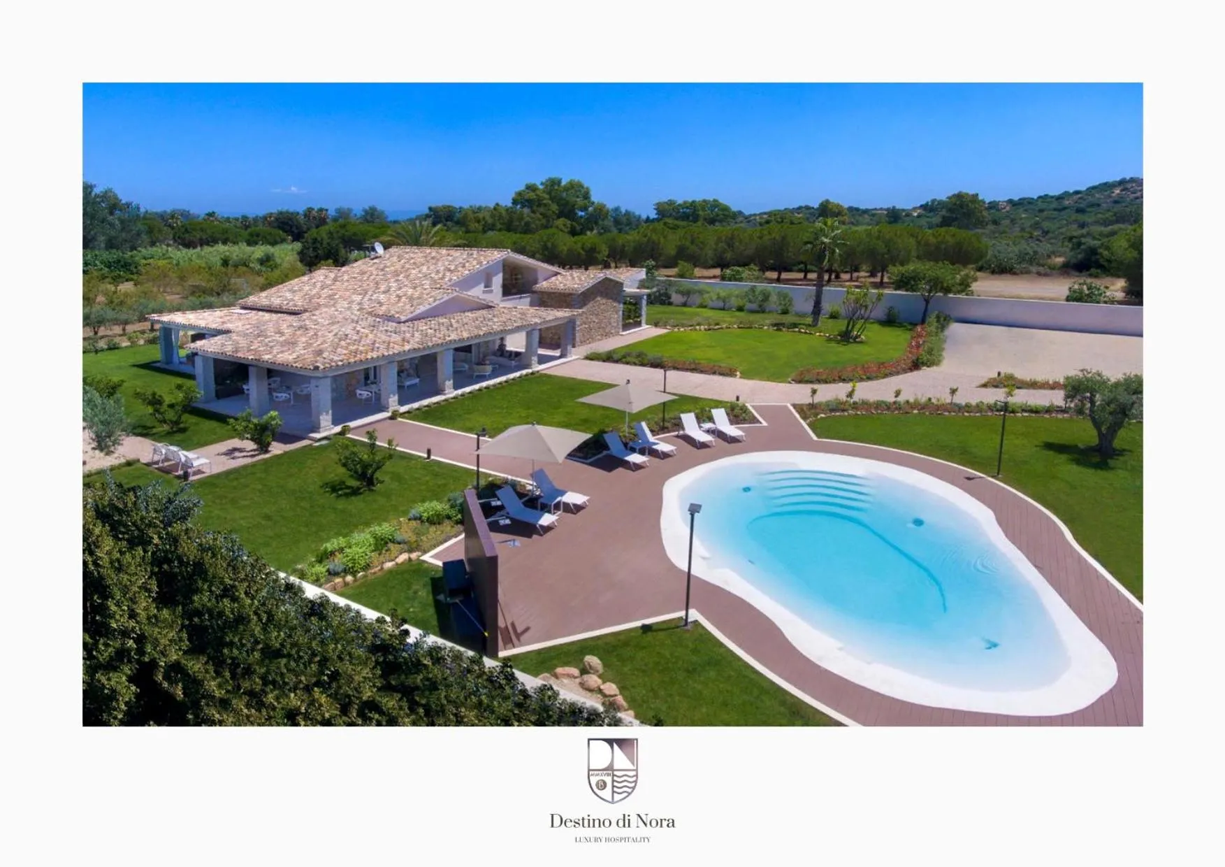 Bird's eye view in Destino di Nora