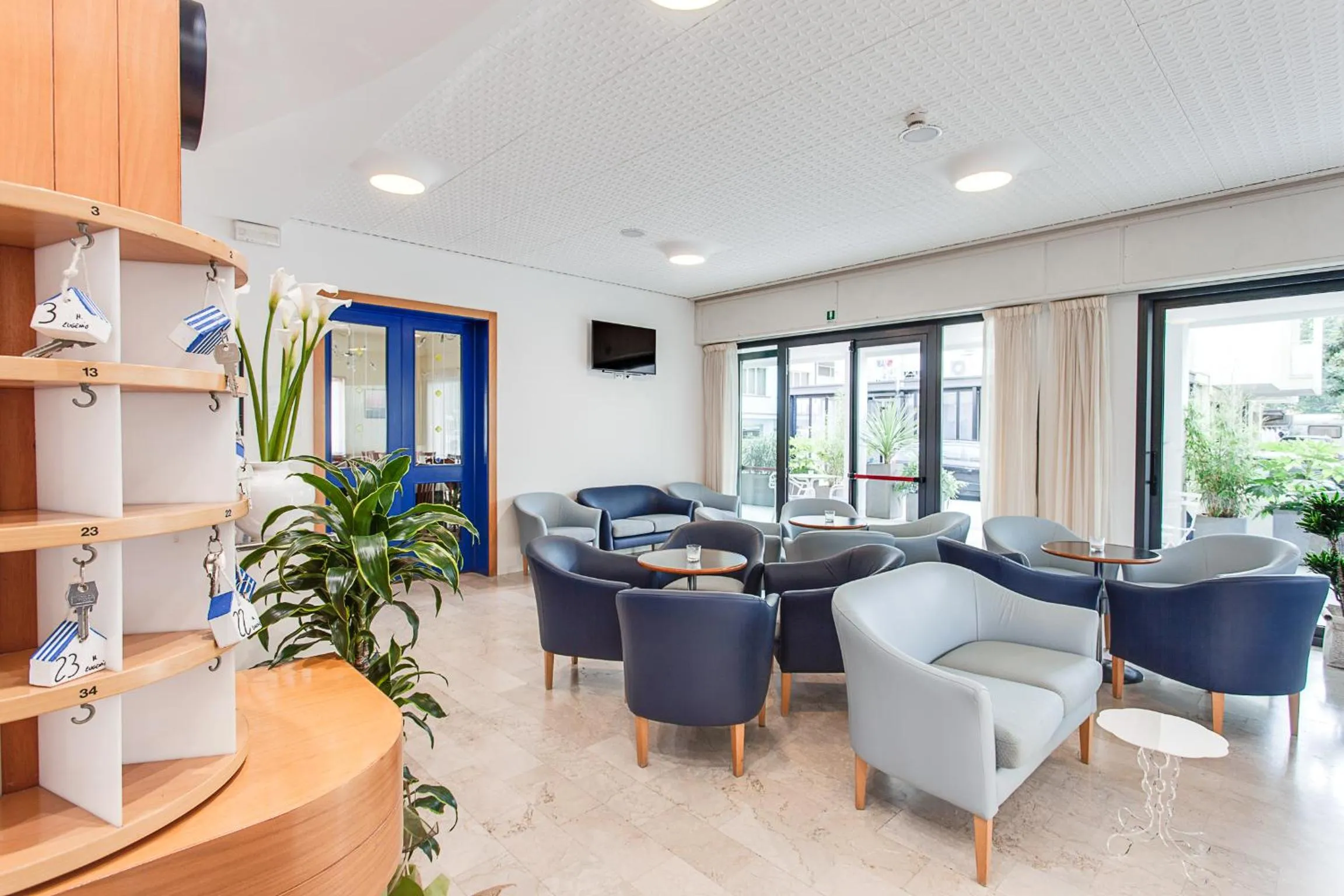 Lobby or reception in Hotel Eugenio