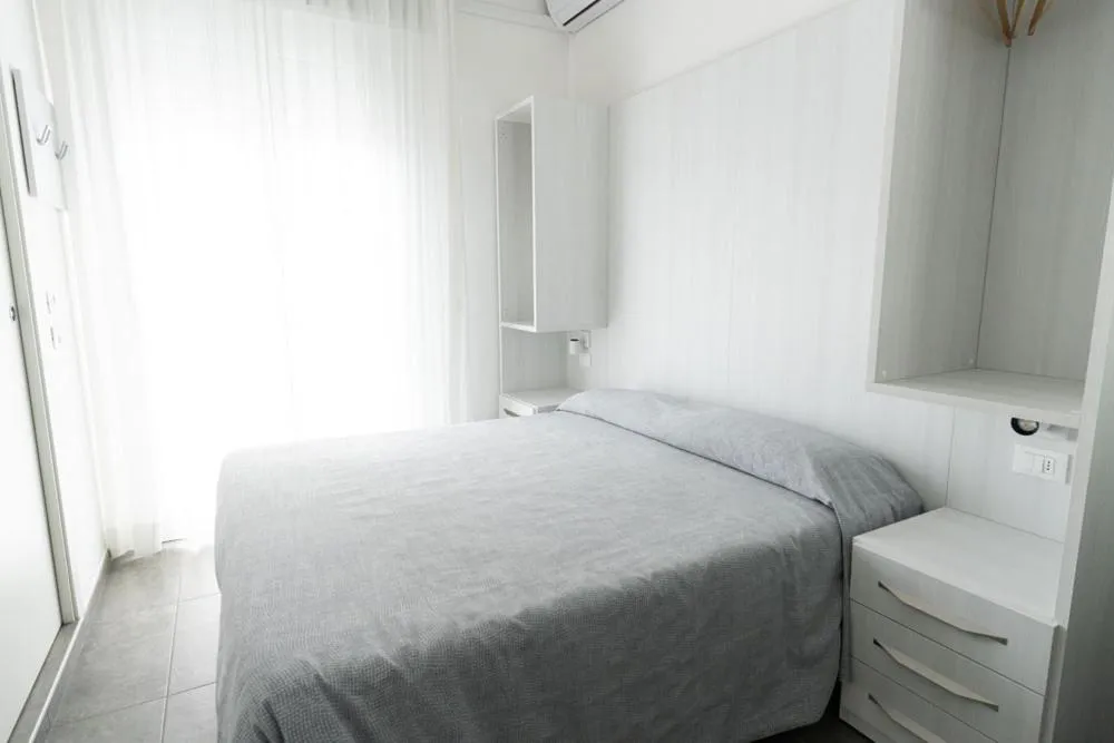 Bed in Hotel Eugenio