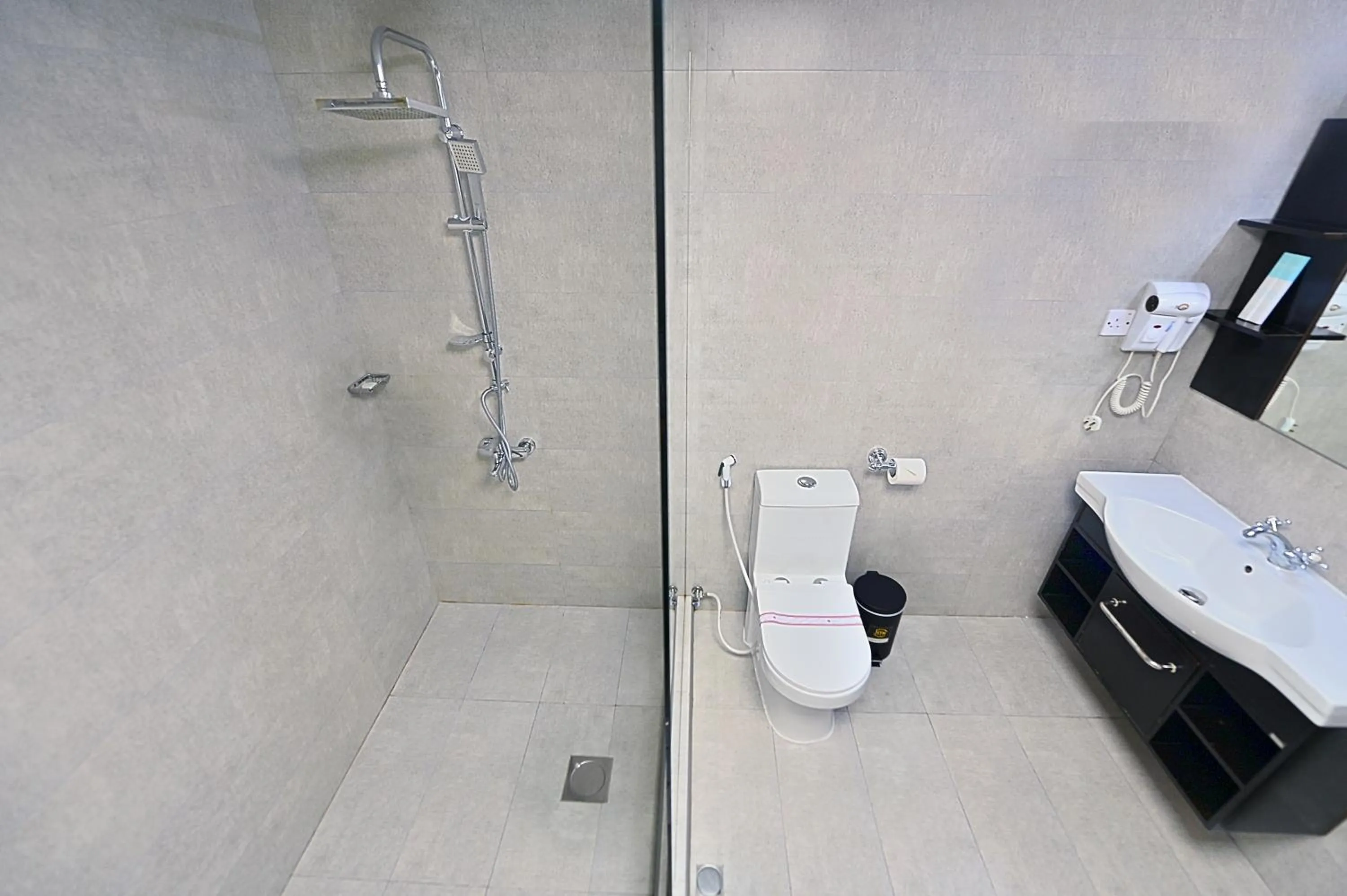 Shower in Ewan Ajman Suites Hotel