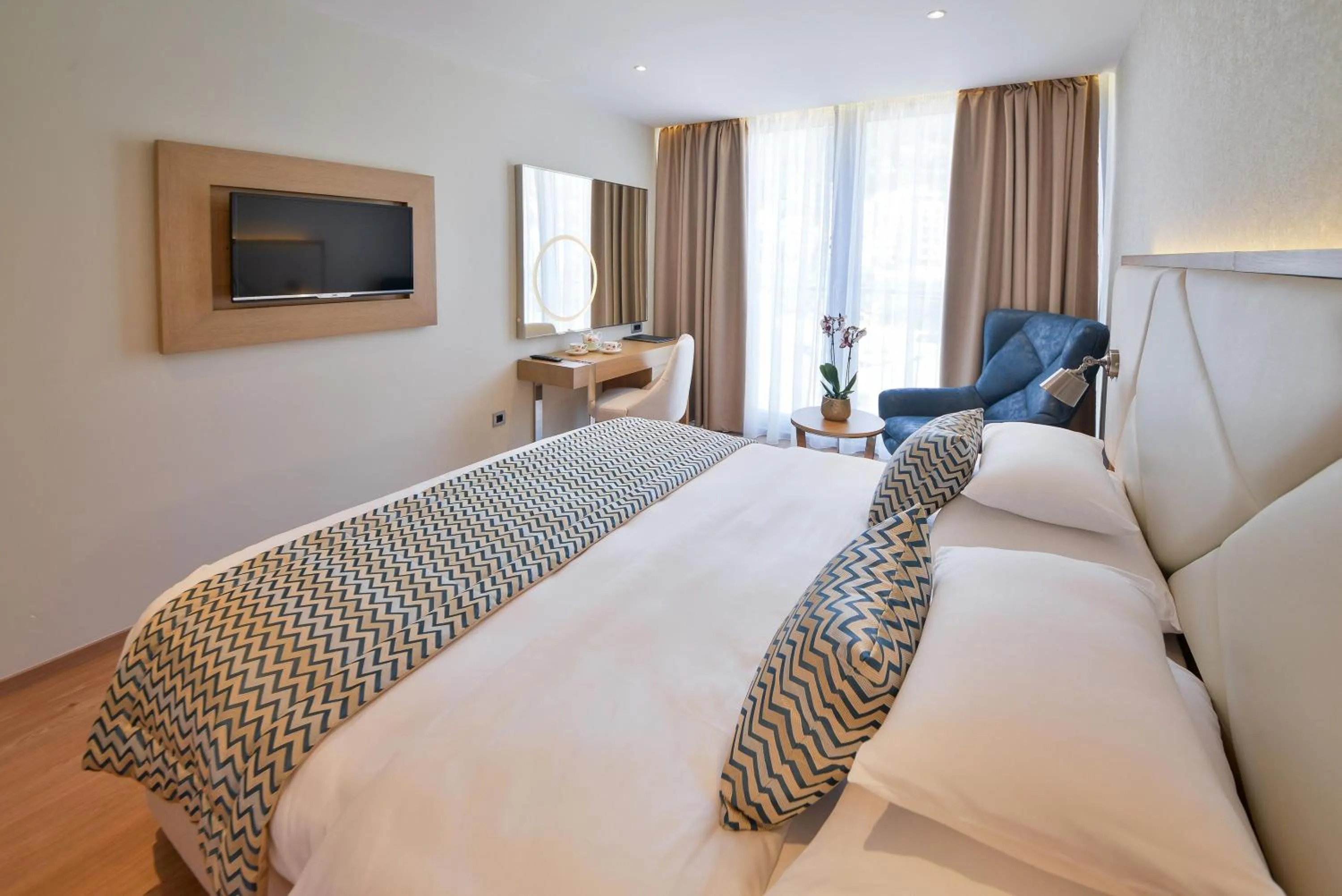 Photo of the whole room, Bed in Mediteran Hotel & Resort