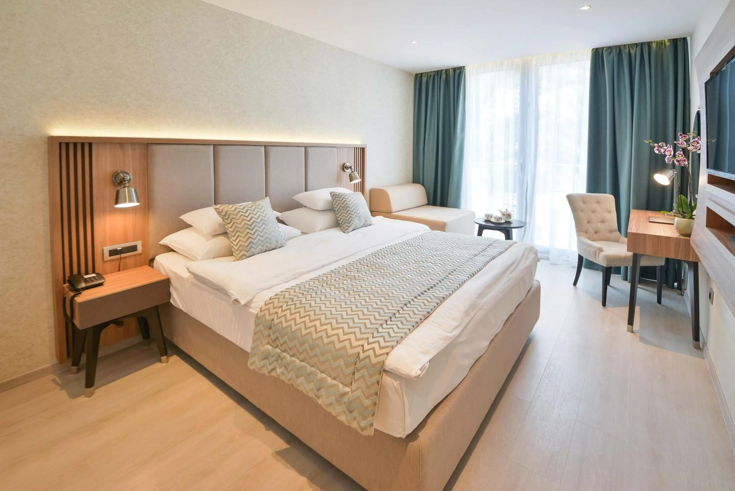 Photo of the whole room, Bed in Mediteran Hotel & Resort