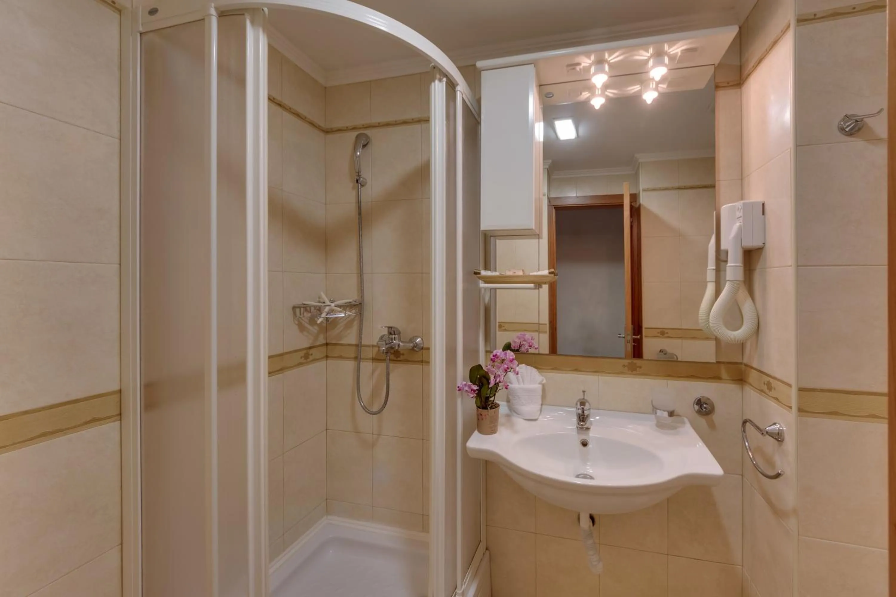 Shower in Mediteran Hotel & Resort