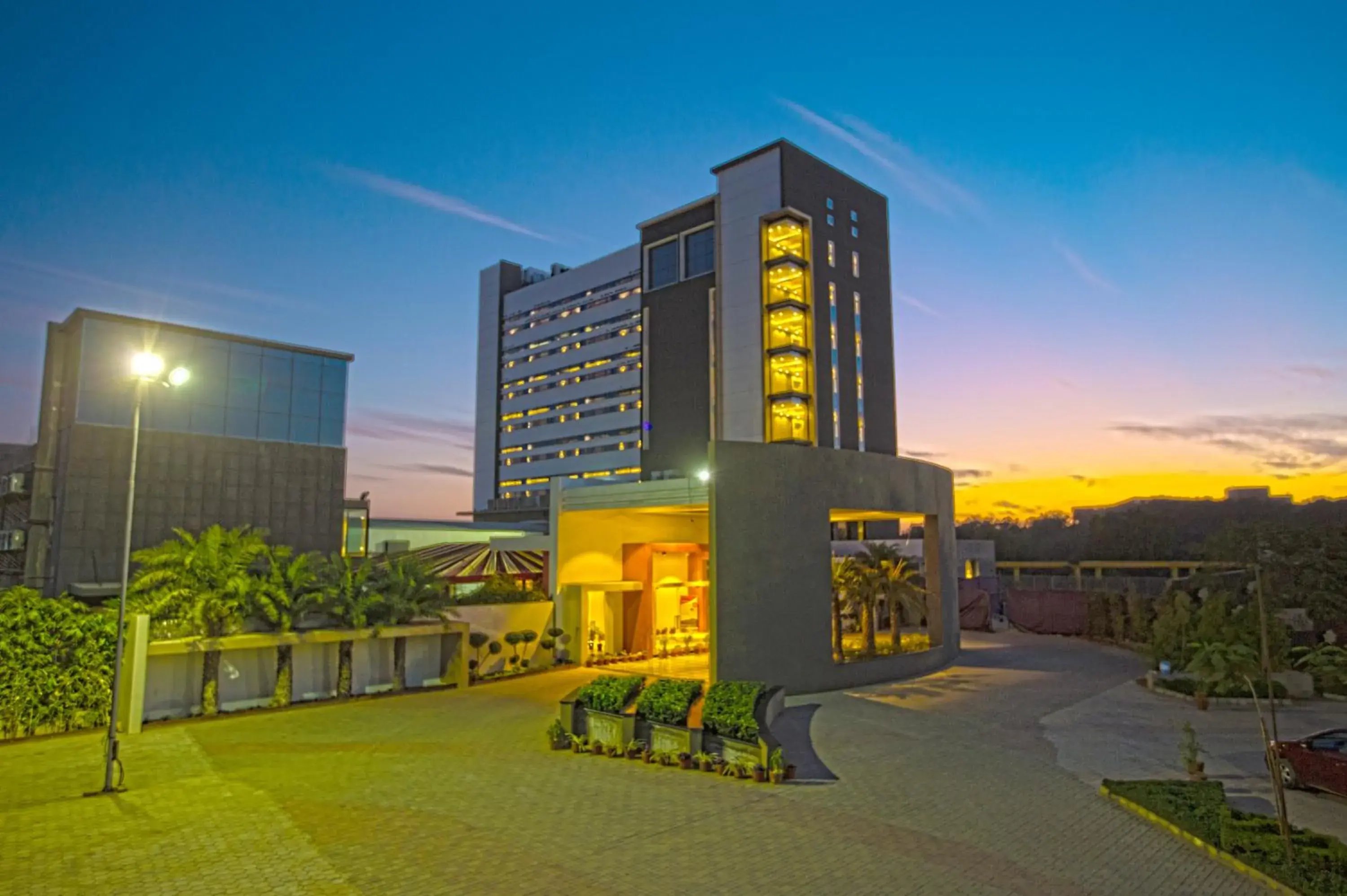 Property building in Hotel Kasturi Orchid Property building in Hotel Kasturi Orchid