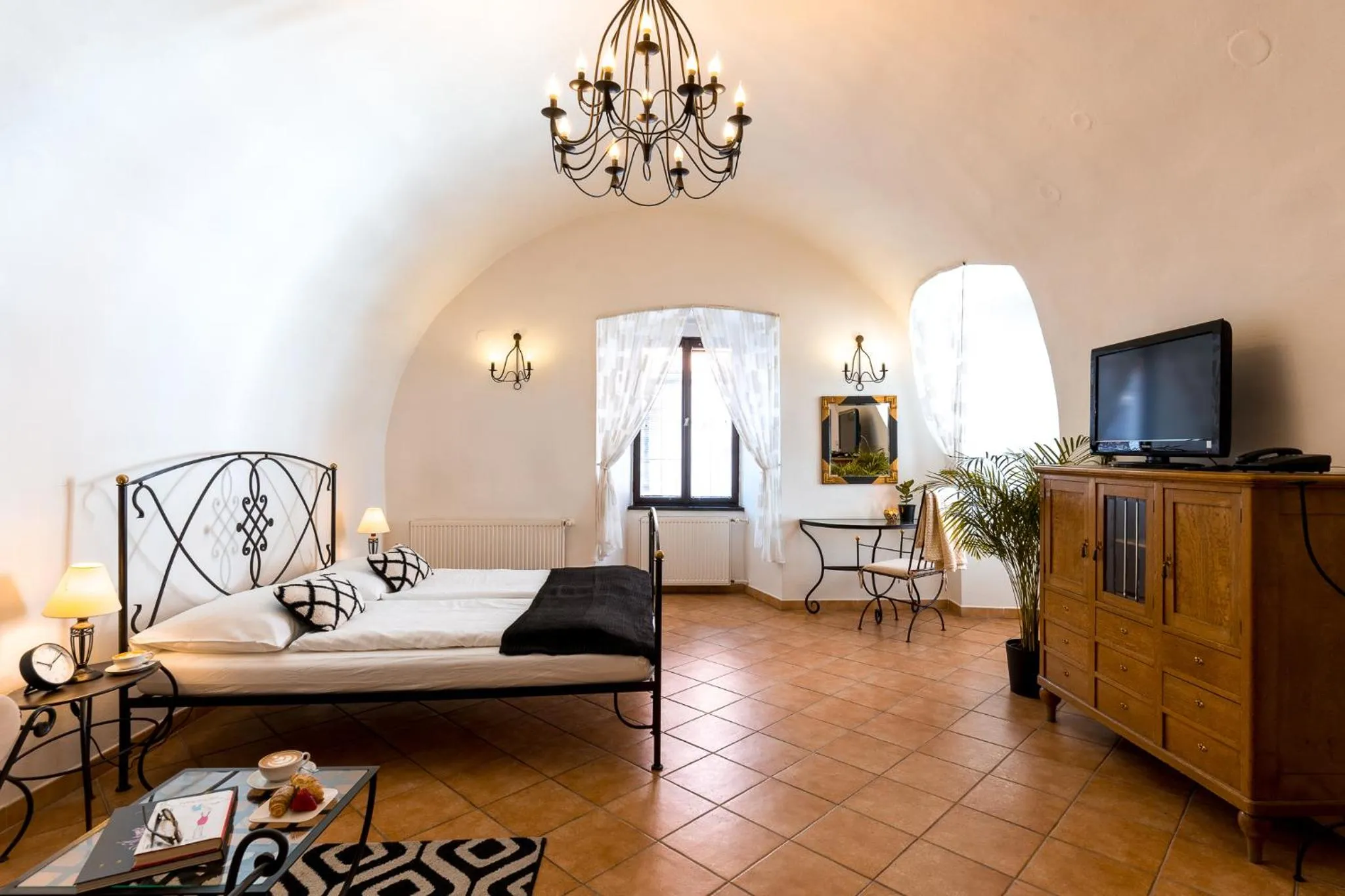 Bed in Hotel Zlaty Andel