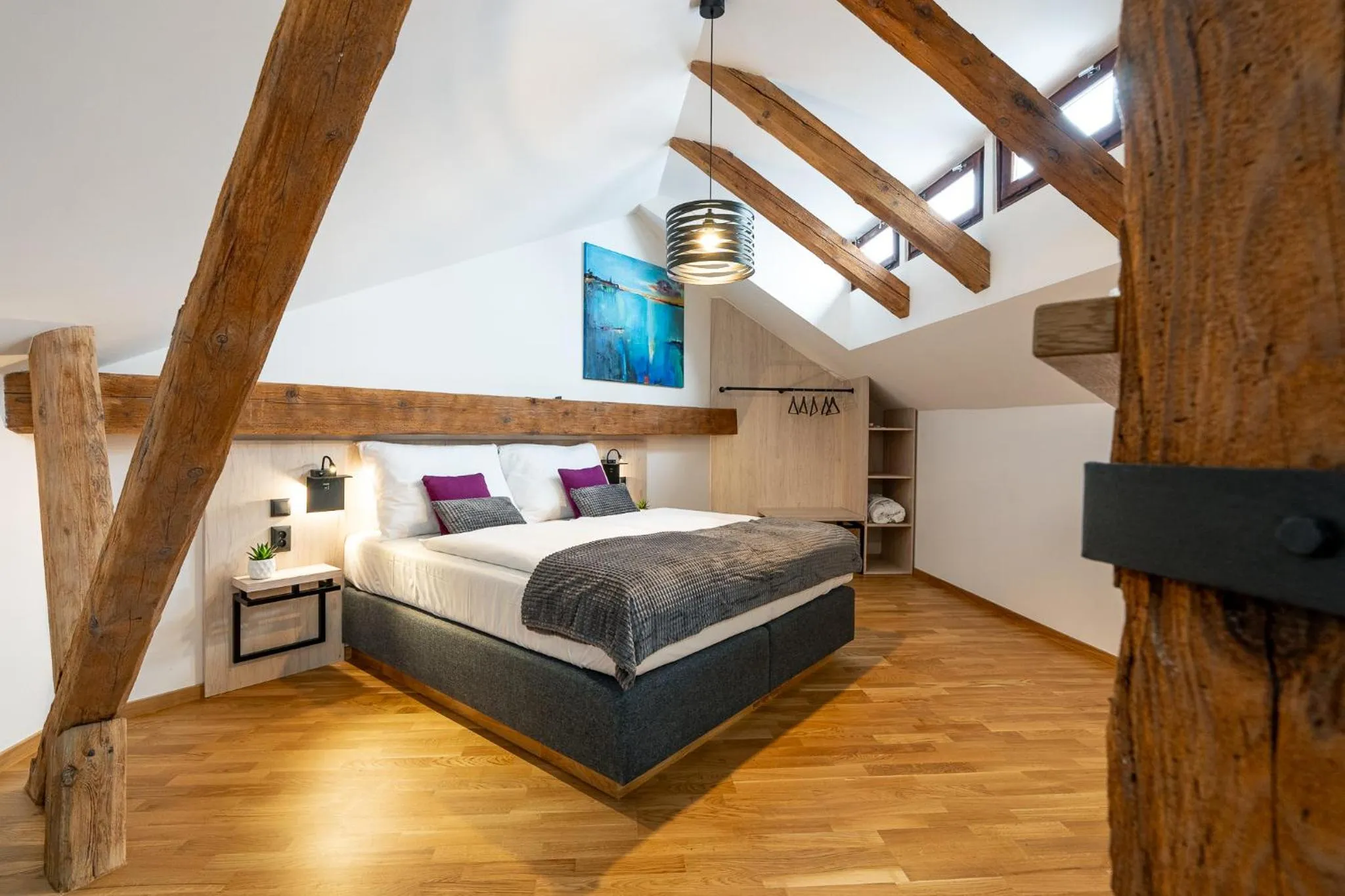 Bed in Hotel Zlaty Andel