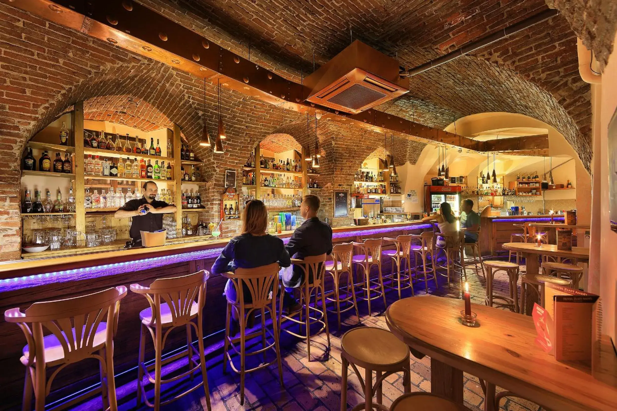 Lounge or bar in Hotel Zlaty Andel Lounge or bar in Hotel Zlaty Andel