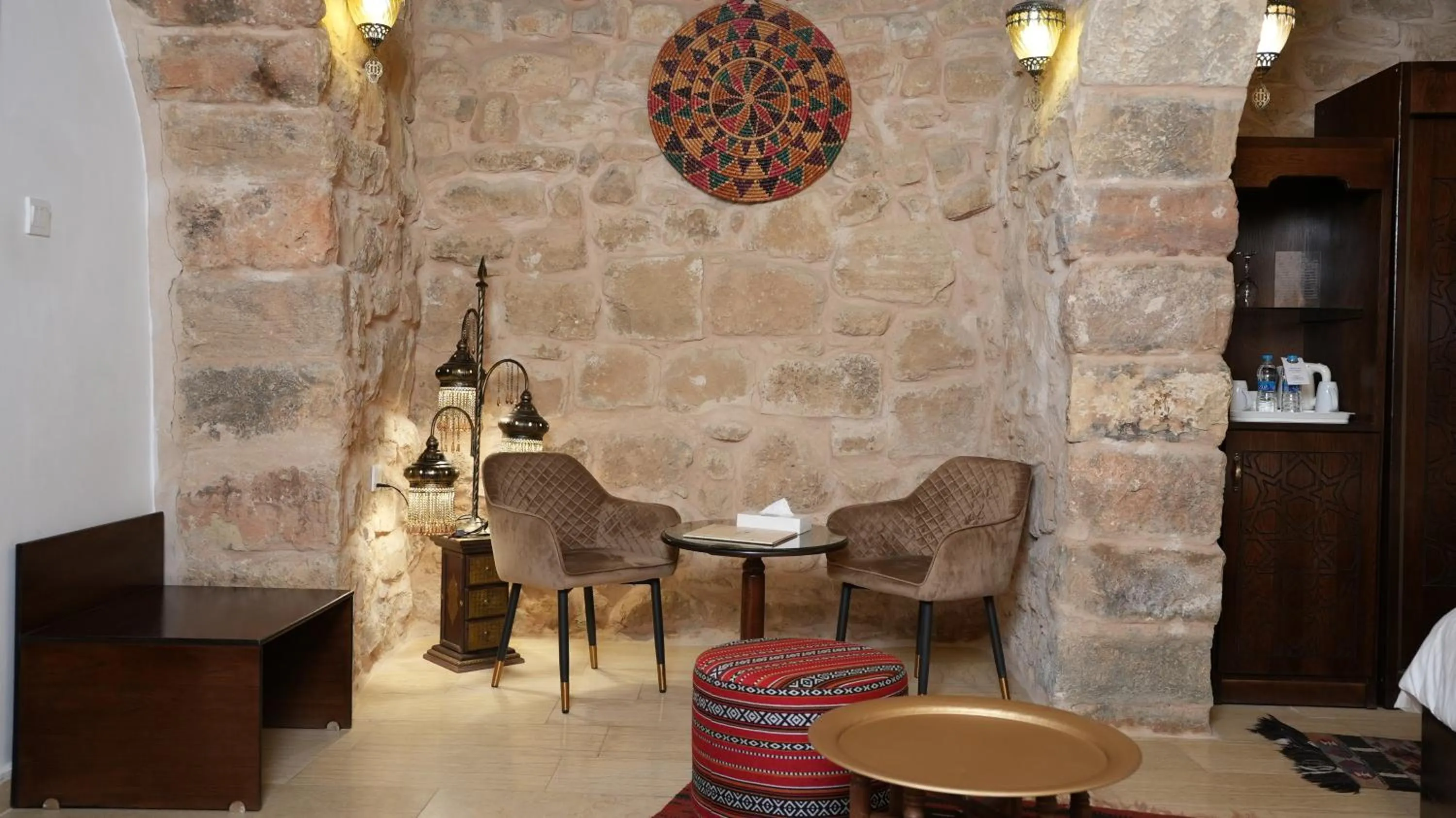 Seating area in Hayat Zaman Hotel And Resort Petra