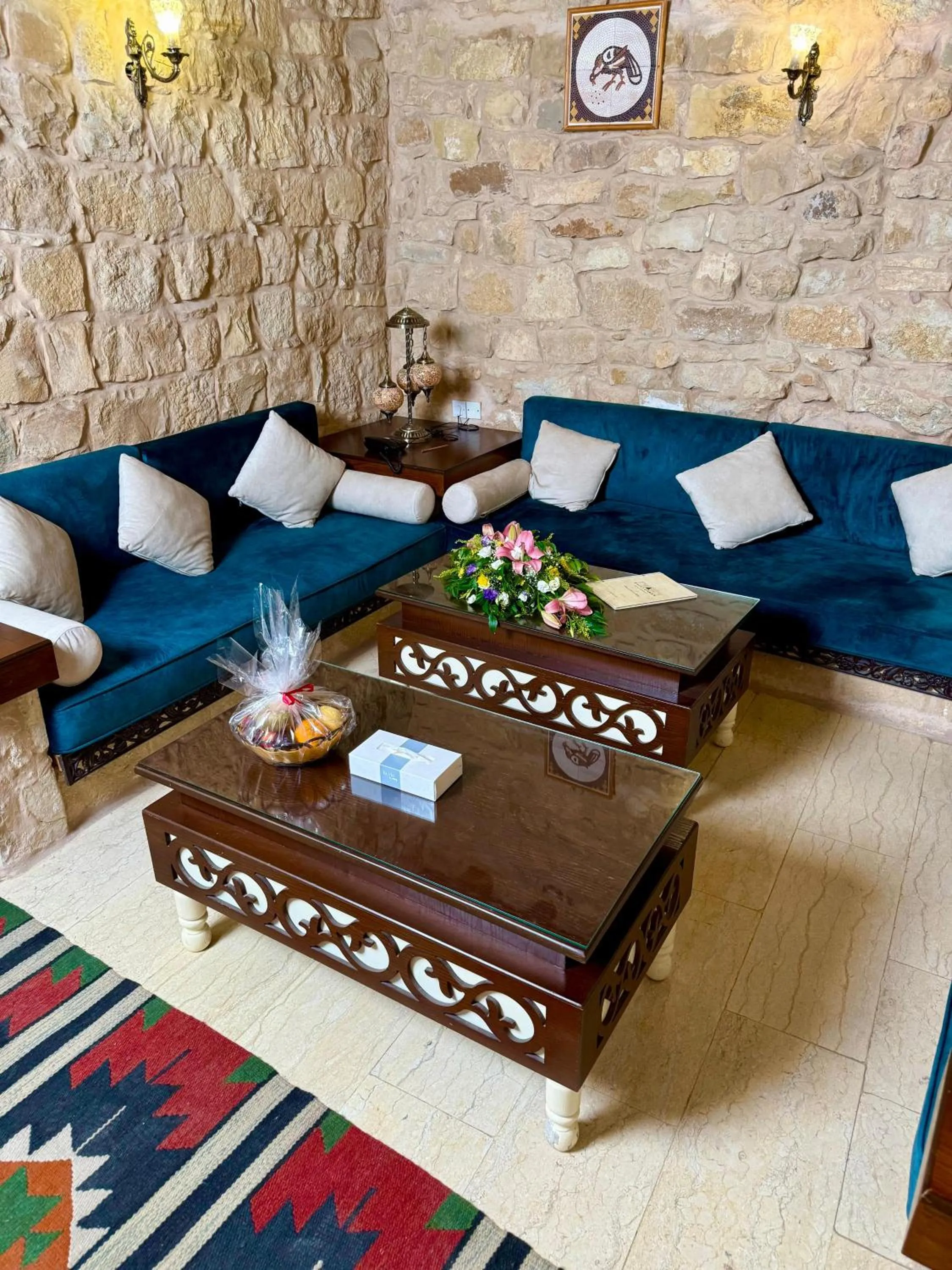 Seating area in Hayat Zaman Hotel And Resort Petra