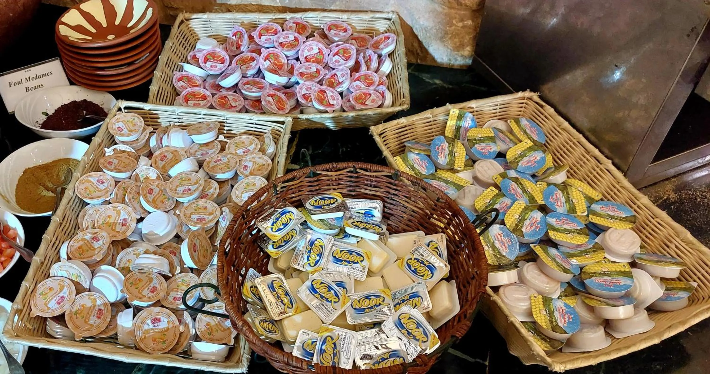 Buffet breakfast in Hayat Zaman Hotel And Resort Petra