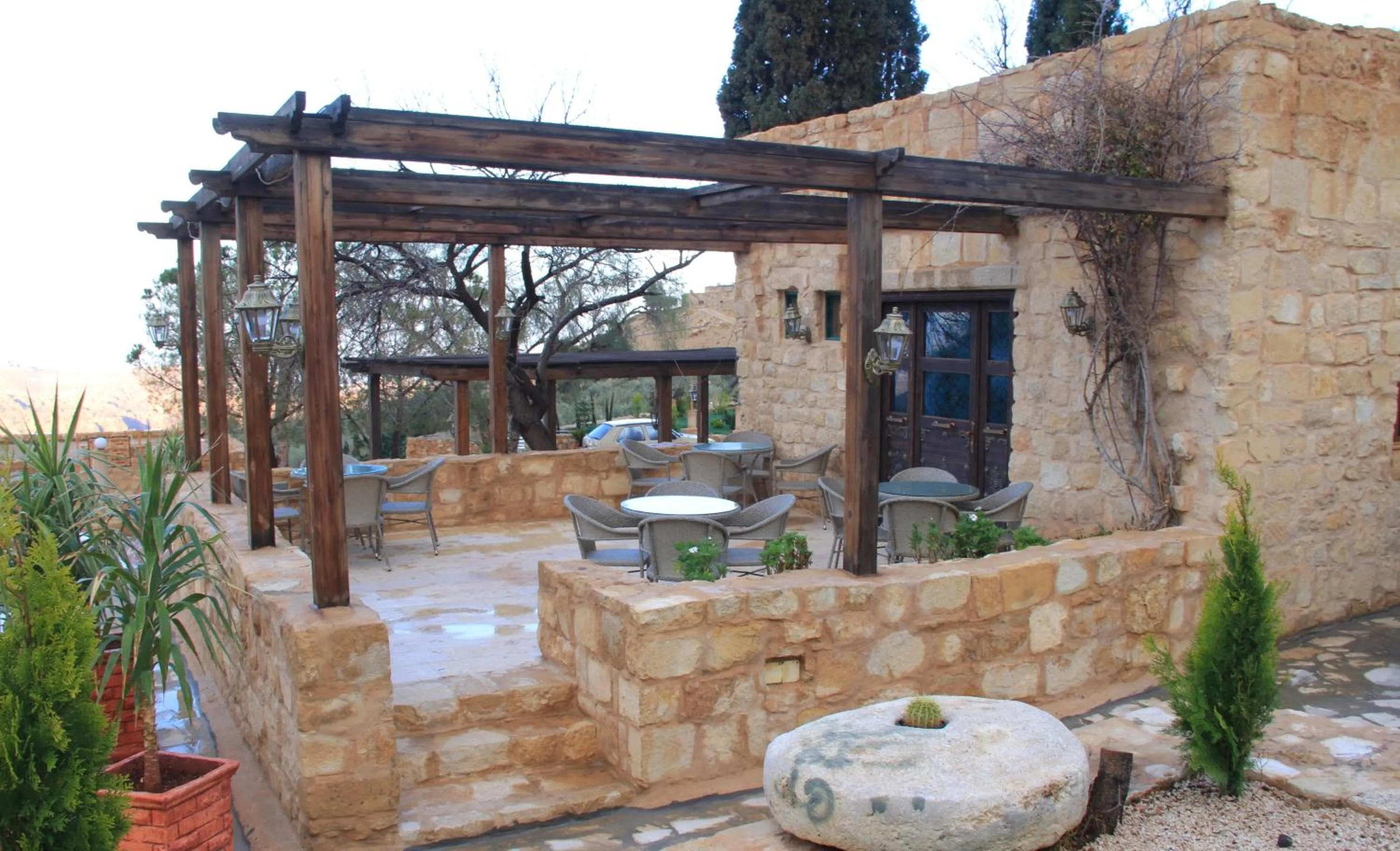 Patio in Hayat Zaman Hotel And Resort Petra
