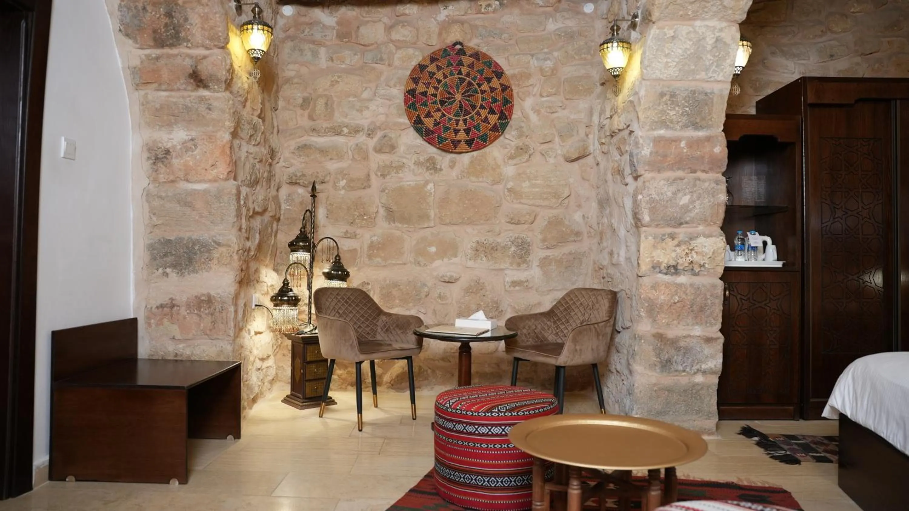 Seating area in Hayat Zaman Hotel And Resort Petra