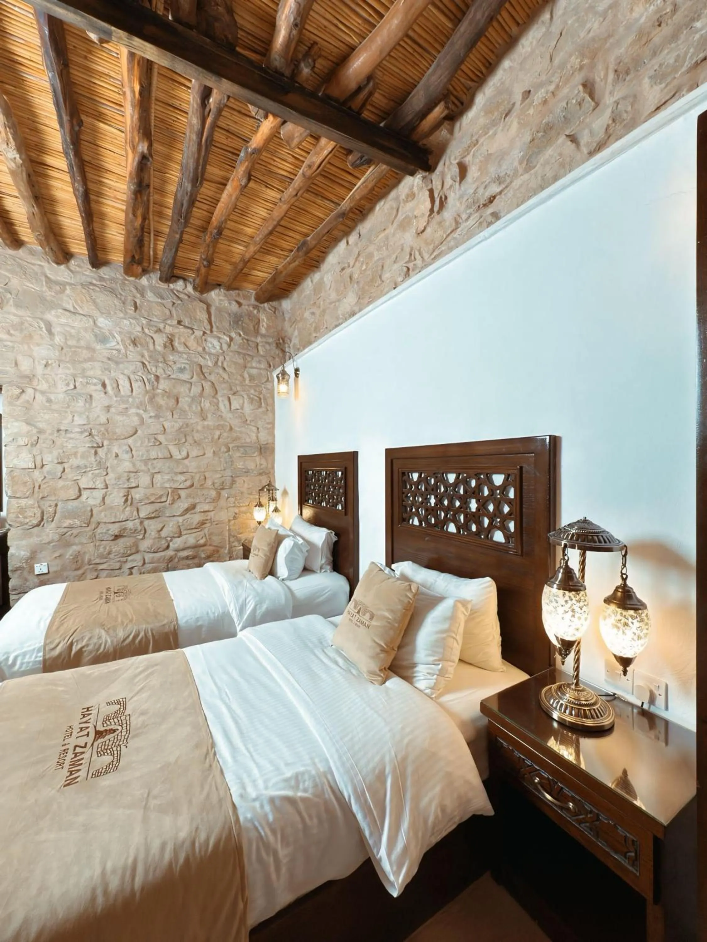 Photo of the whole room, Bed in Hayat Zaman Hotel And Resort Petra