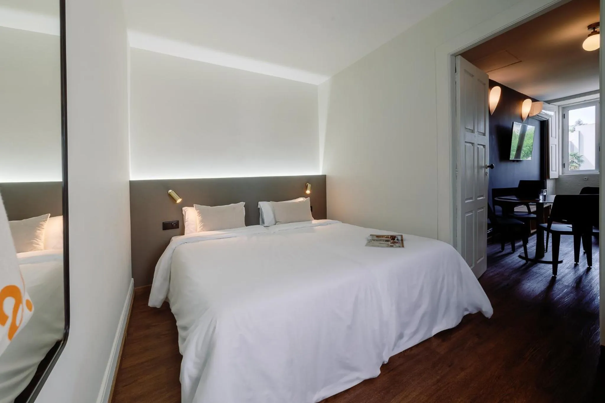 Bedroom, Bed in Cosme Apartments by Olala Homes