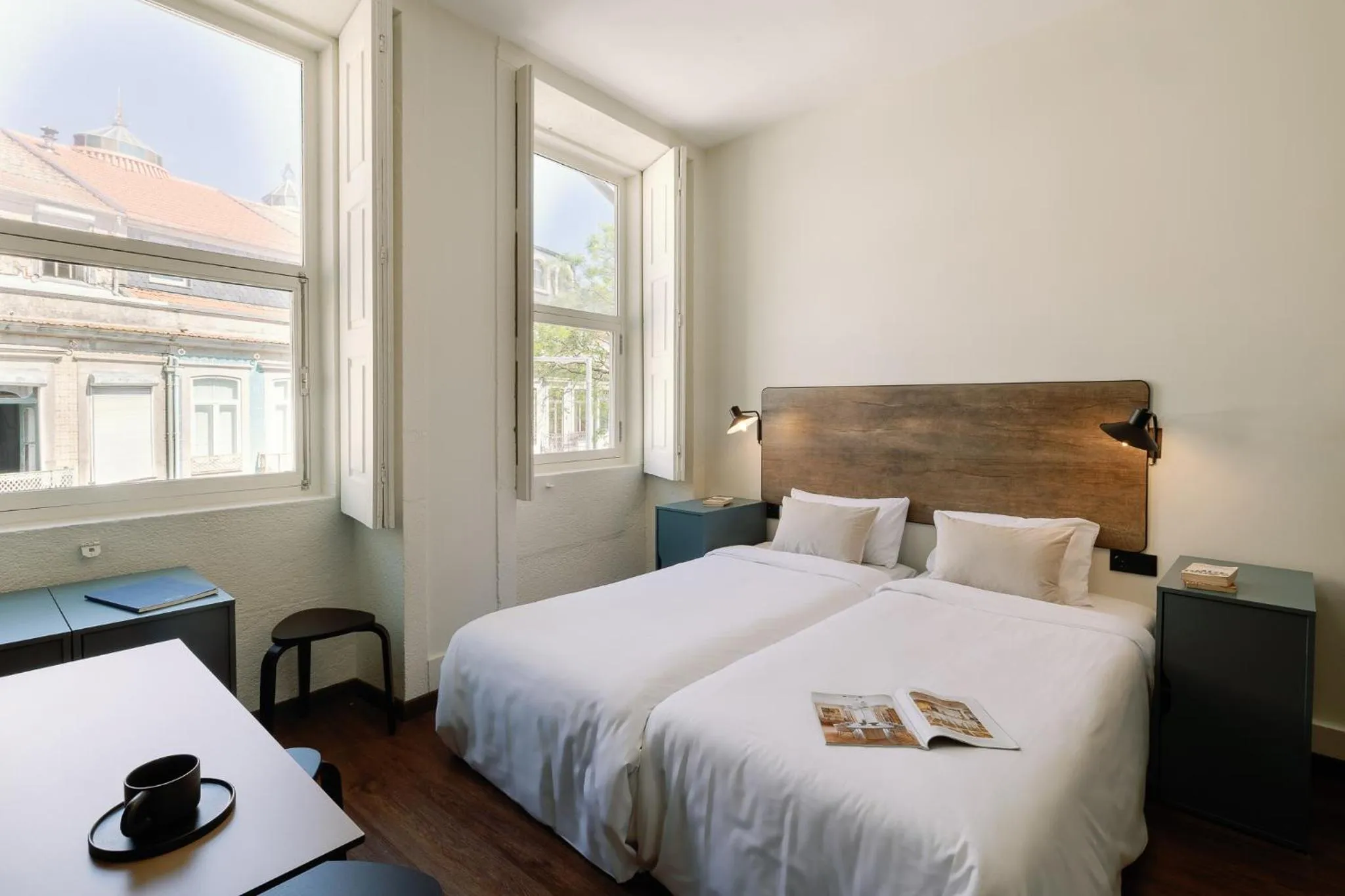 Bedroom, Bed in Cosme Apartments by Olala Homes