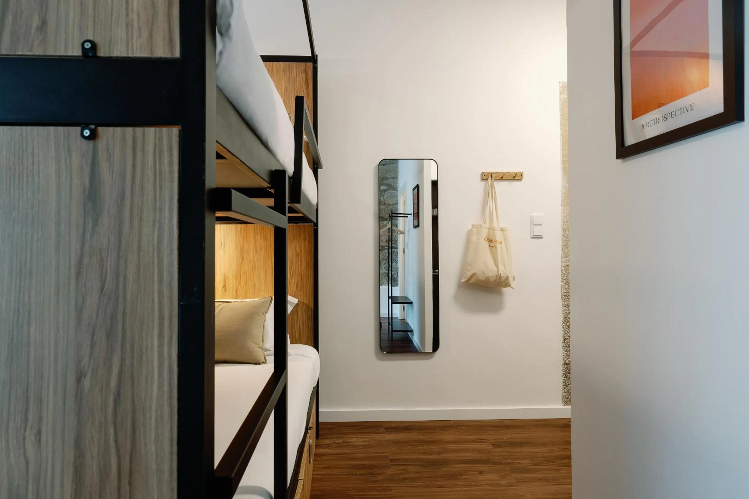 Bedroom, Bed in Cosme Apartments by Olala Homes
