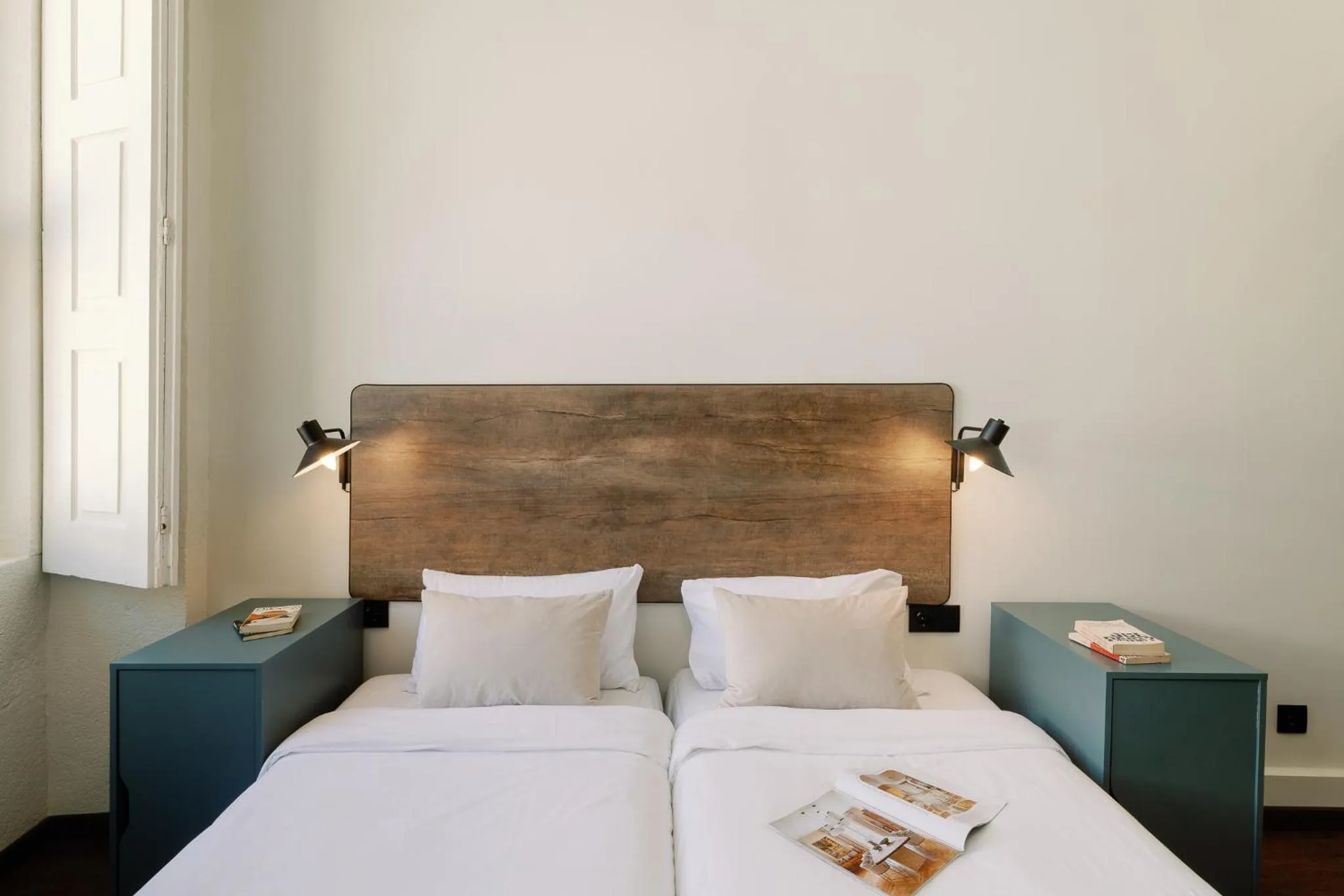 Bedroom, Bed in Cosme Apartments by Olala Homes