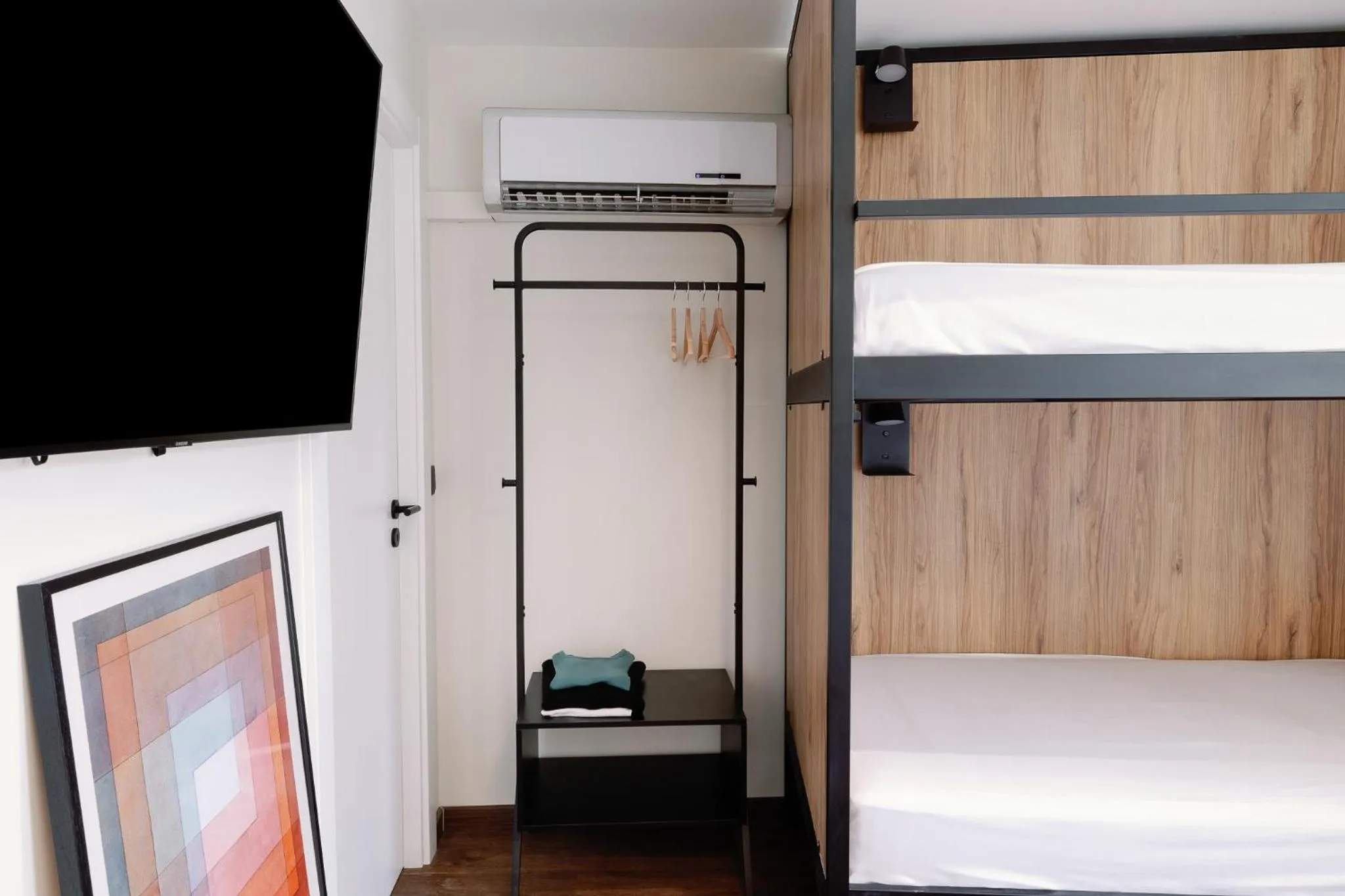 Bedroom, Bed in Cosme Apartments by Olala Homes